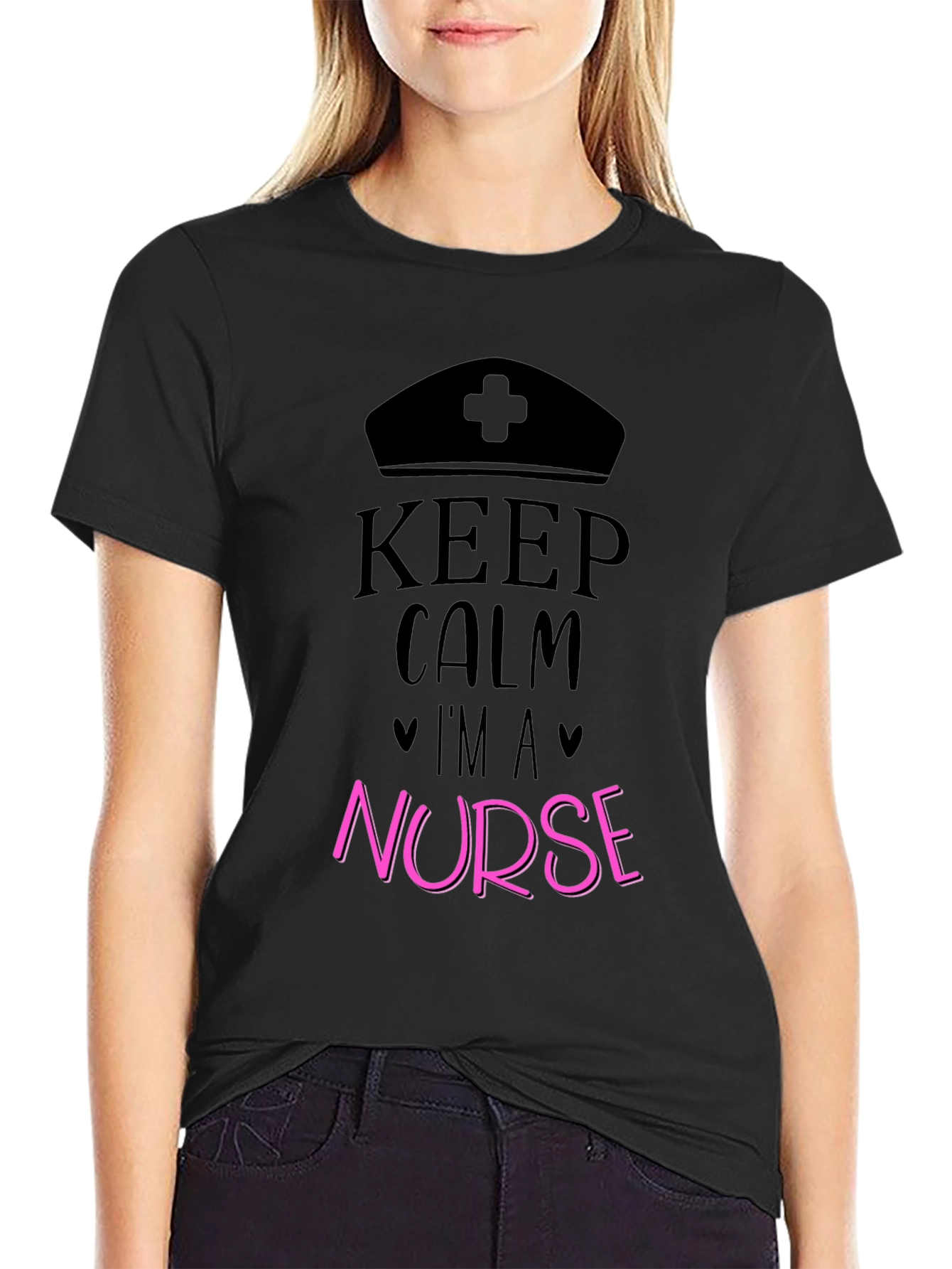 Keep Calm Im a Nurse Graphic T-Shirt