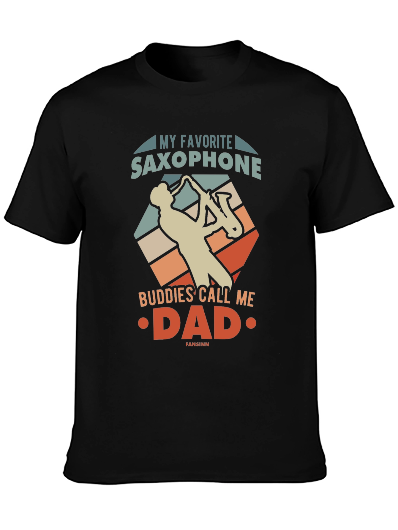 Saxophone Dad Graphic Tee