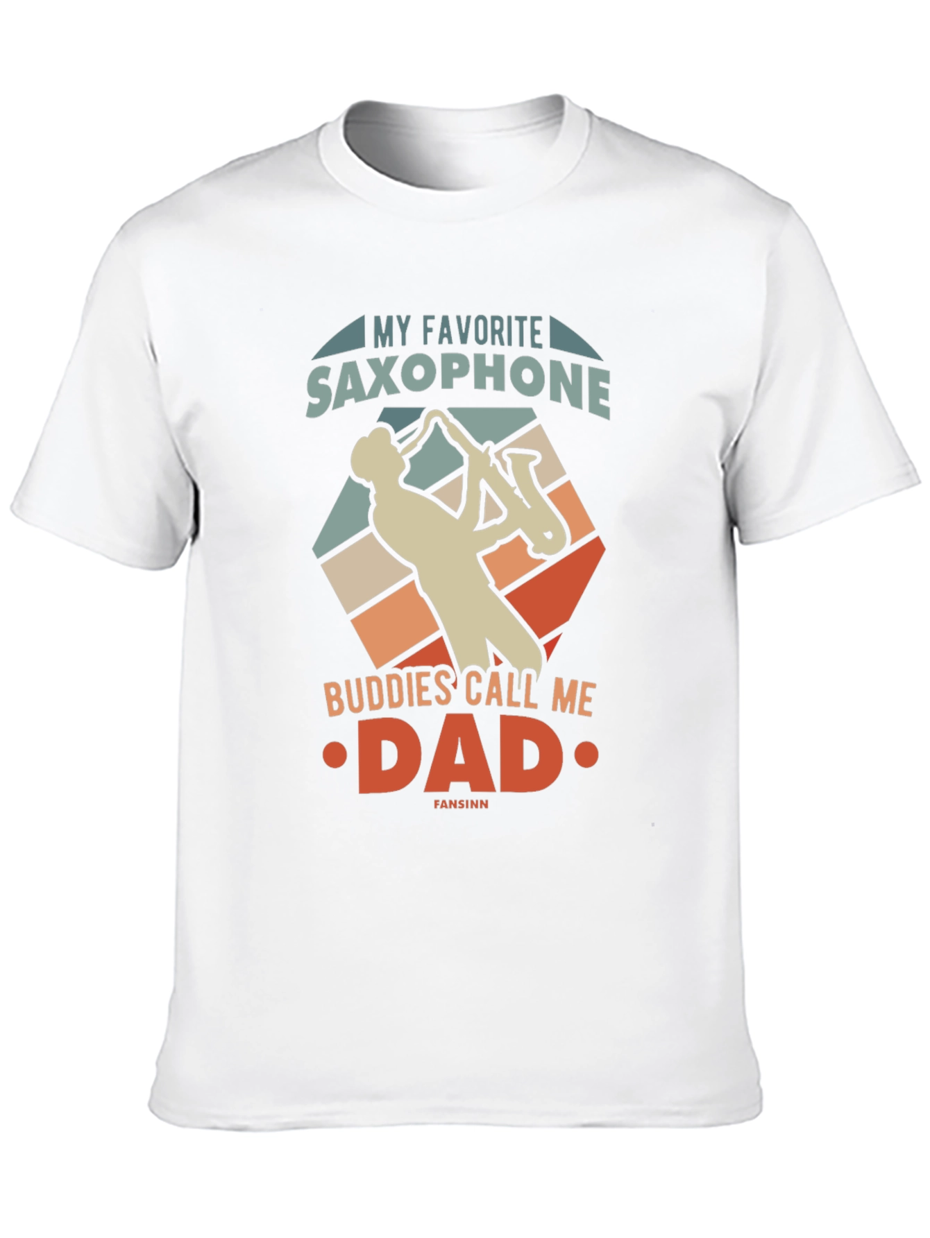 Saxophone Dad Graphic Tee