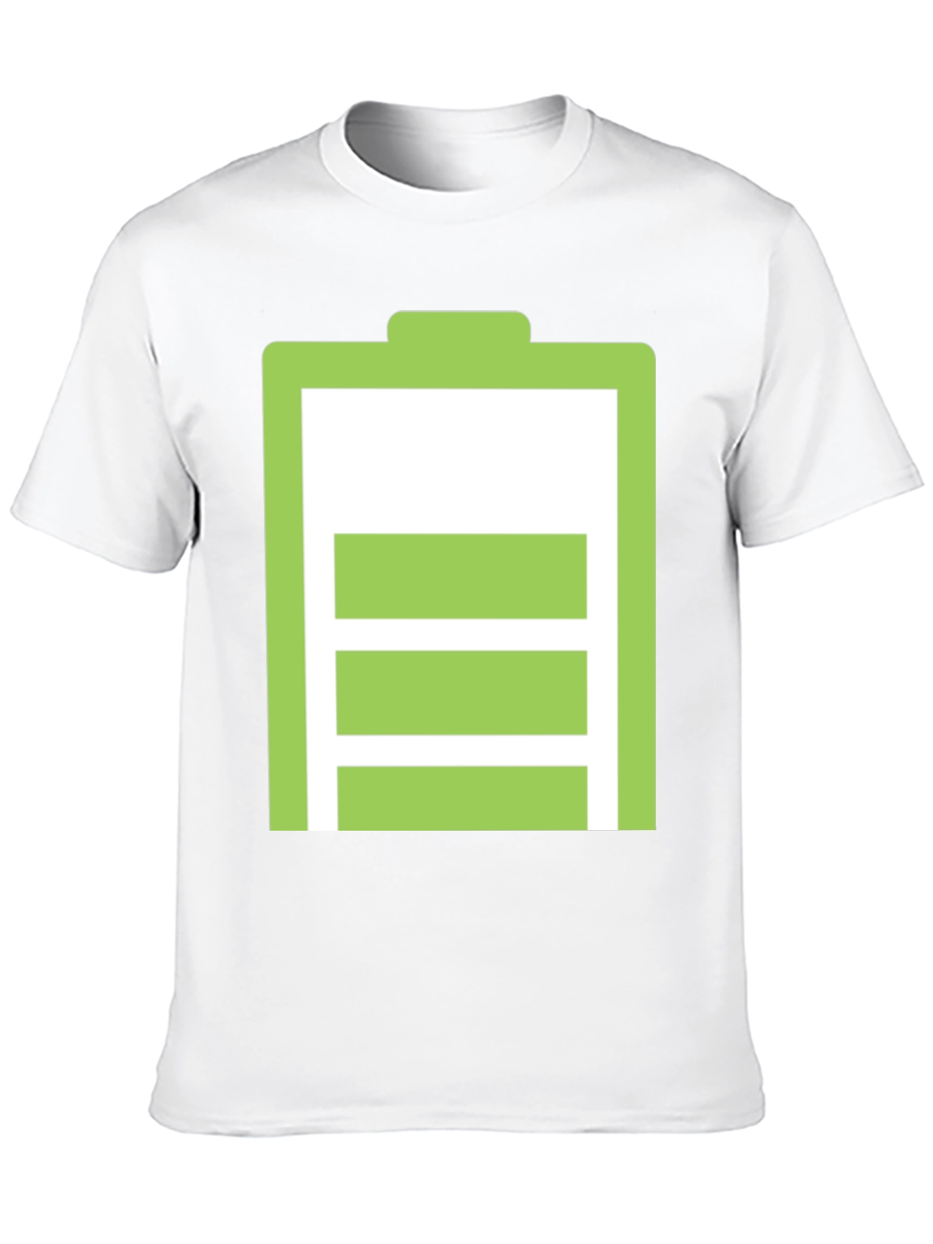 Battery Life Black T-Shirt - Full Charge Graphic Tee
