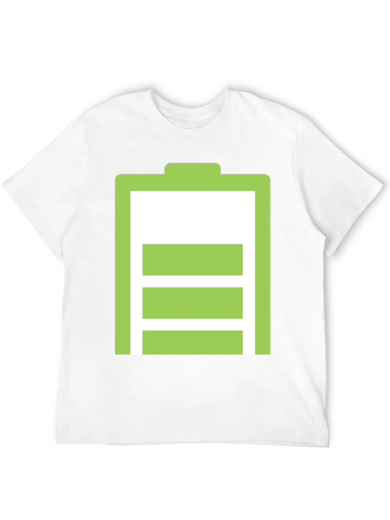 Battery Life Black T-Shirt - Full Charge Graphic Tee