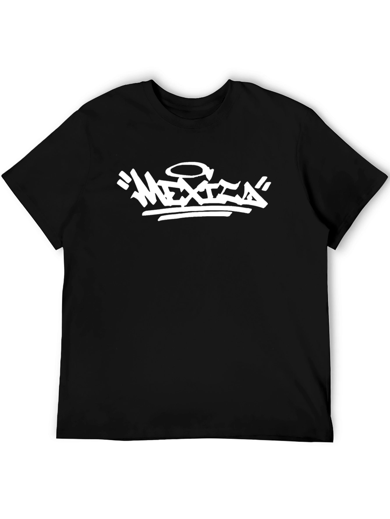 Mexico Graphic Tee - Black Cotton T-Shirt