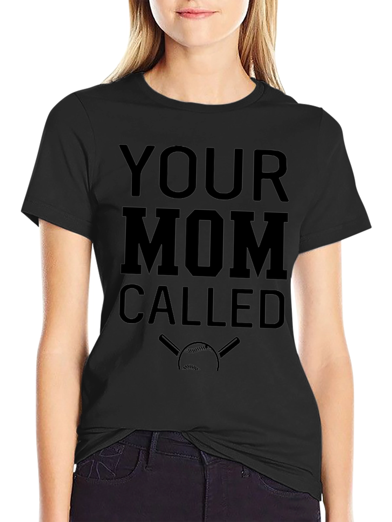 Your Mom Called Baseball T-Shirt