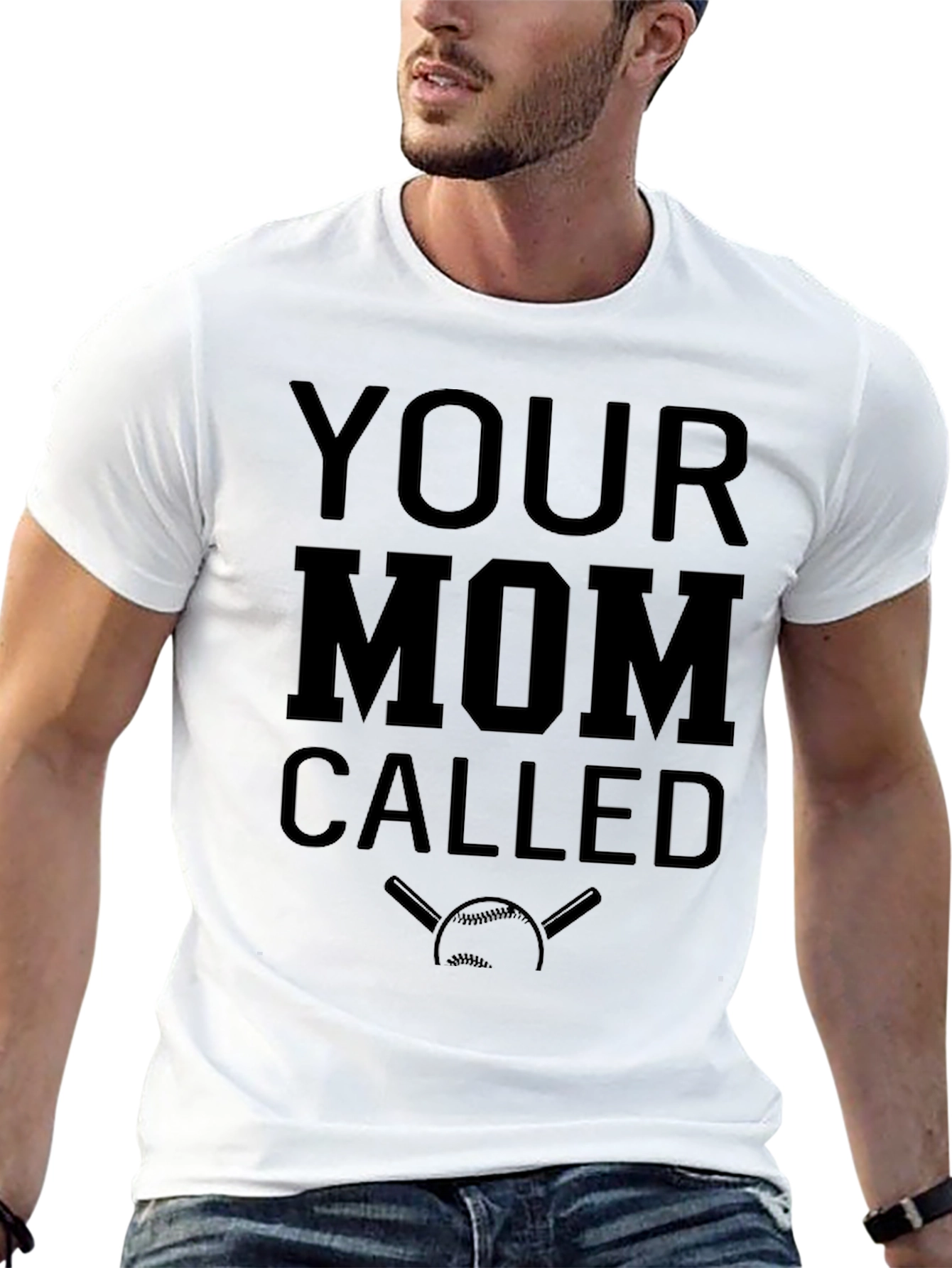 Your Mom Called Baseball T-Shirt
