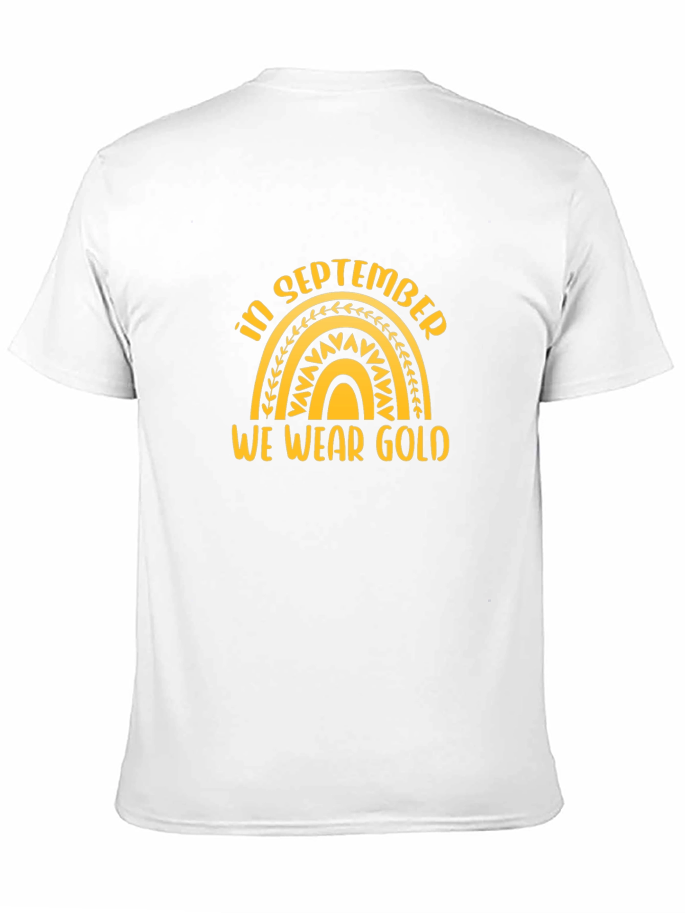 In September We Wear Gold Awareness T-Shirt