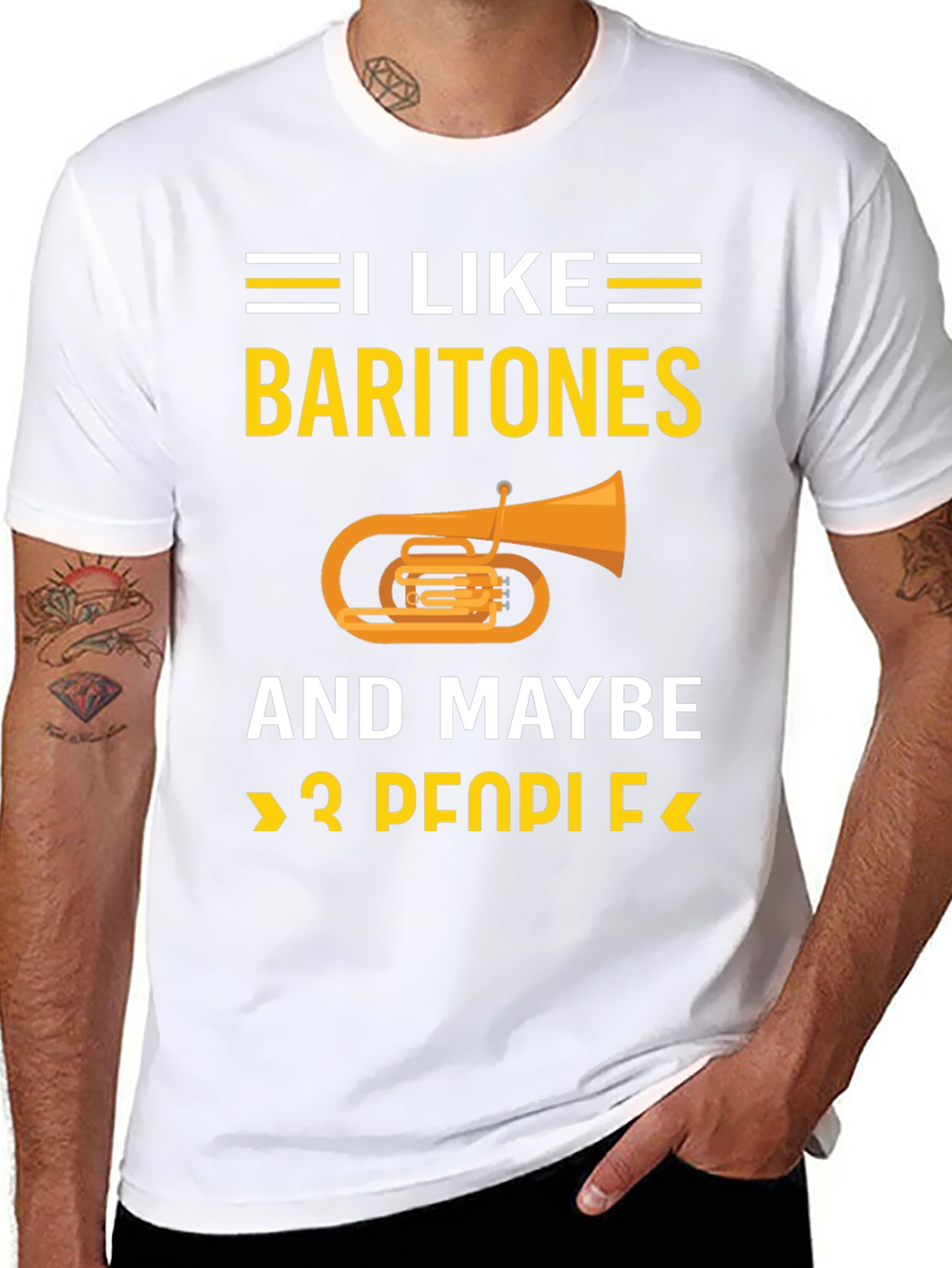 I Like Baritones T-Shirt Funny Music Lover Tee