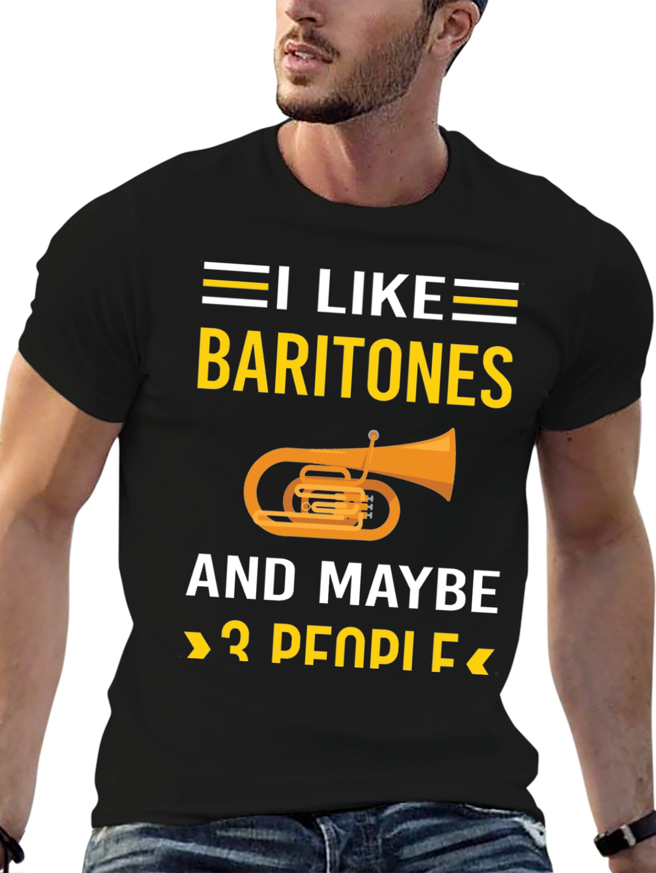 I Like Baritones T-Shirt Funny Music Lover Tee