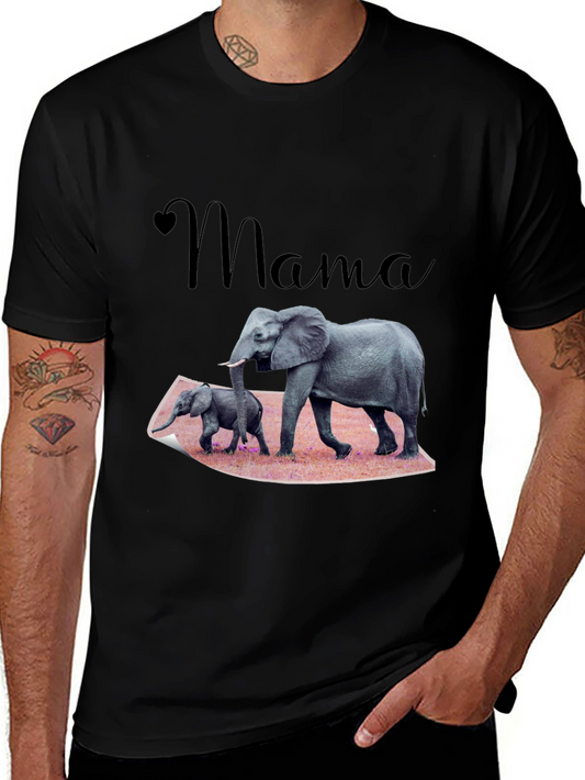 Mama Elephant T-Shirt Family Love Tee