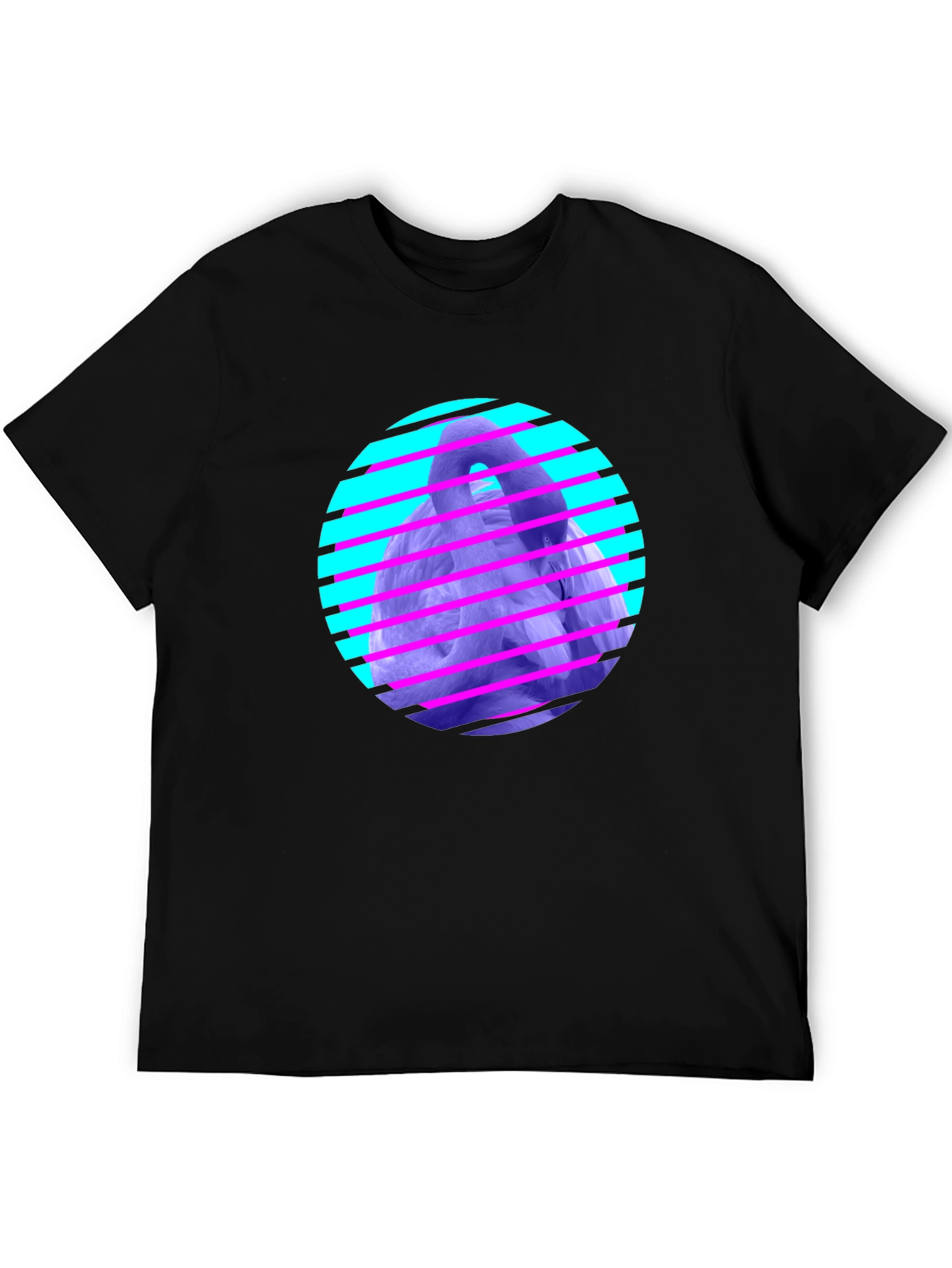 Retro Vaporwave Gorilla Graphic Tee