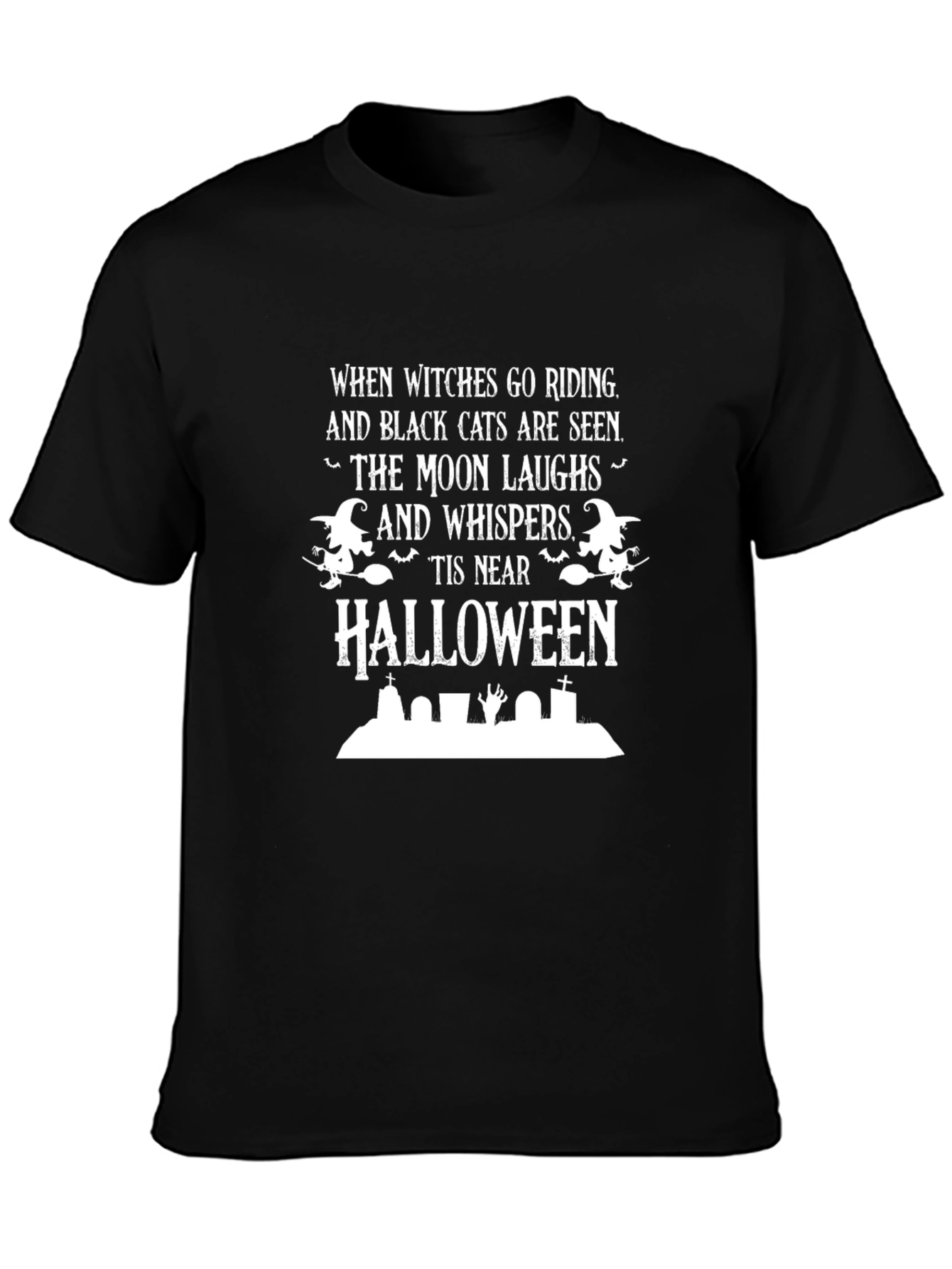 Halloween Witches T-Shirt - Moon Laughs Design