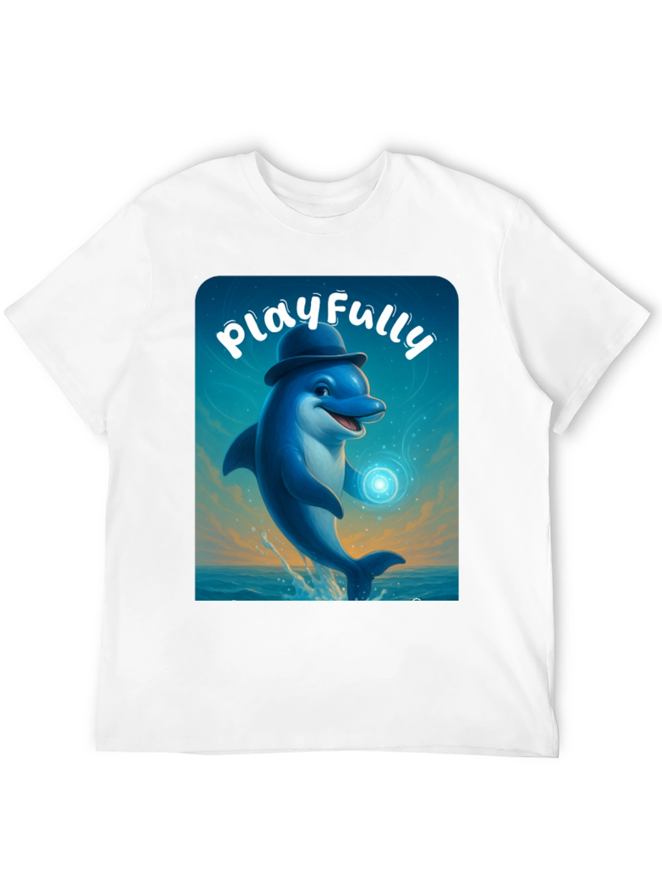 Playful Dolphin Graphic Tee