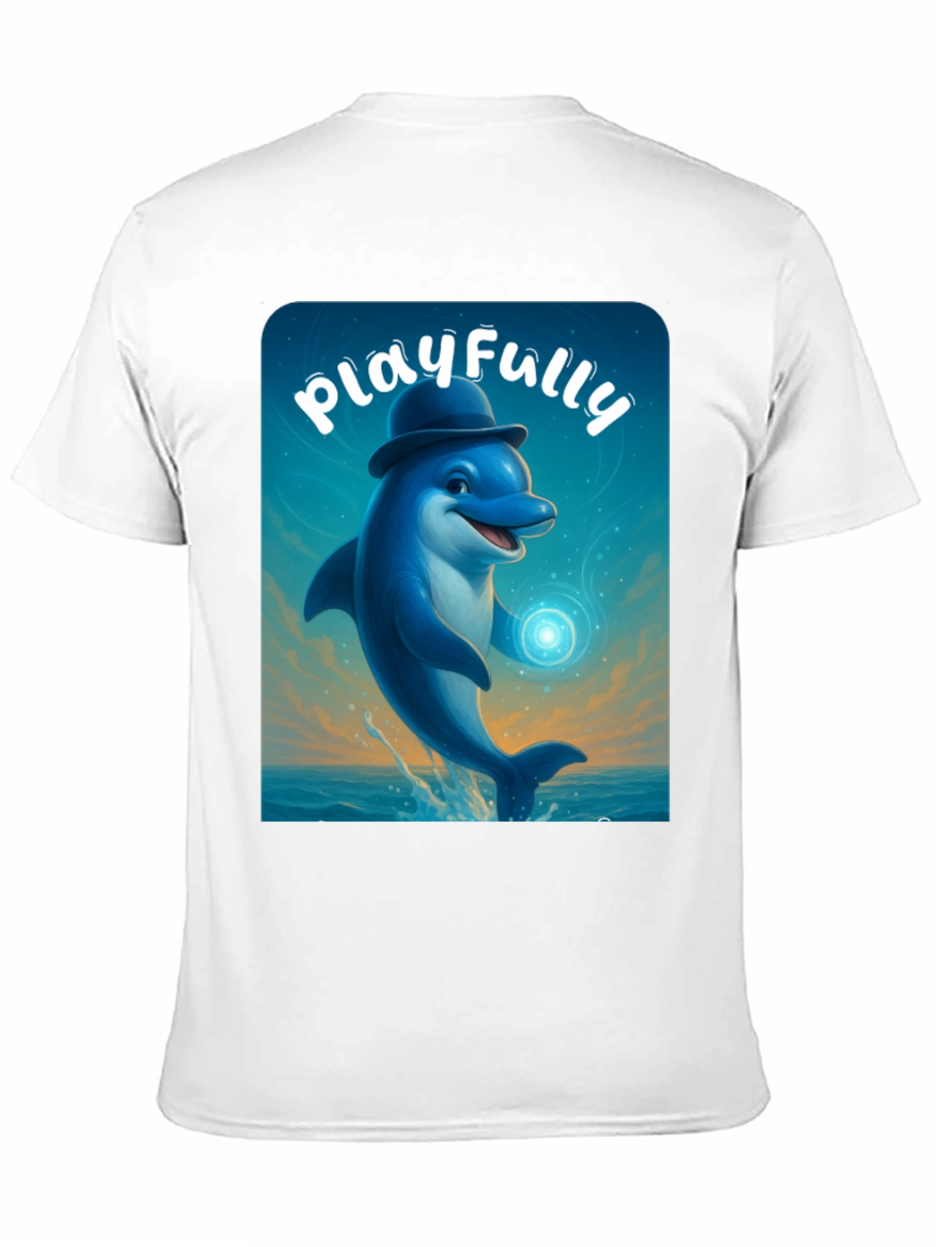 Playful Dolphin Graphic Tee