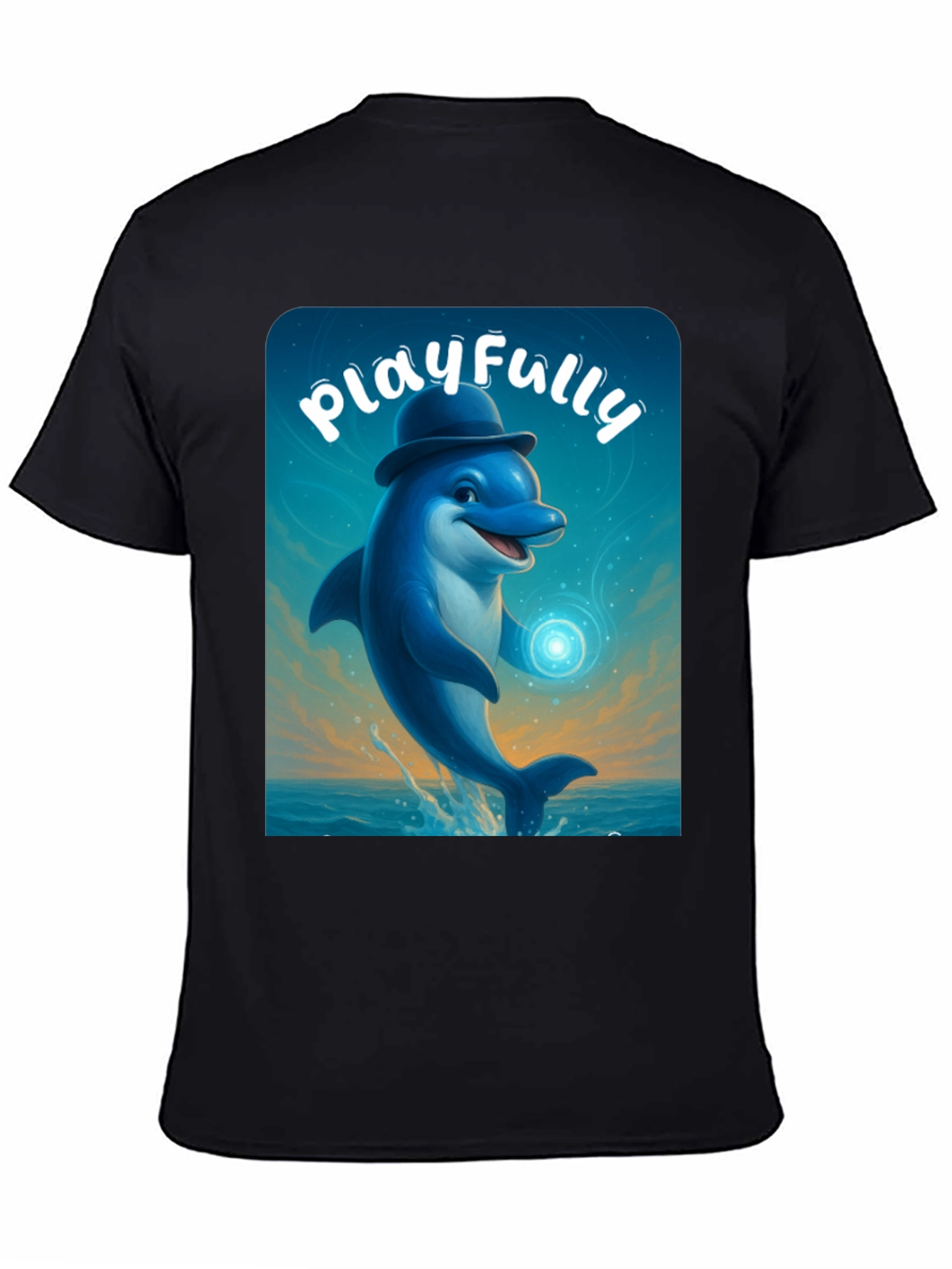Playful Dolphin Graphic Tee