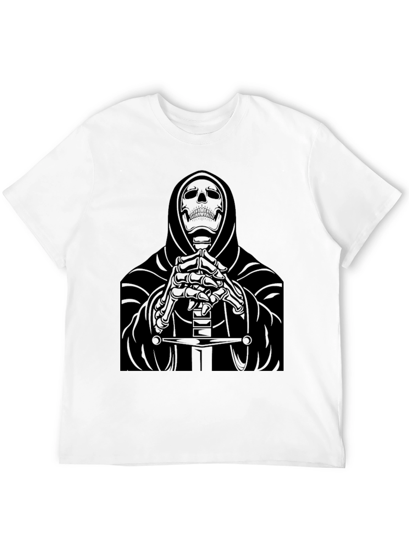 Grim Reaper Graphic Black T-Shirt