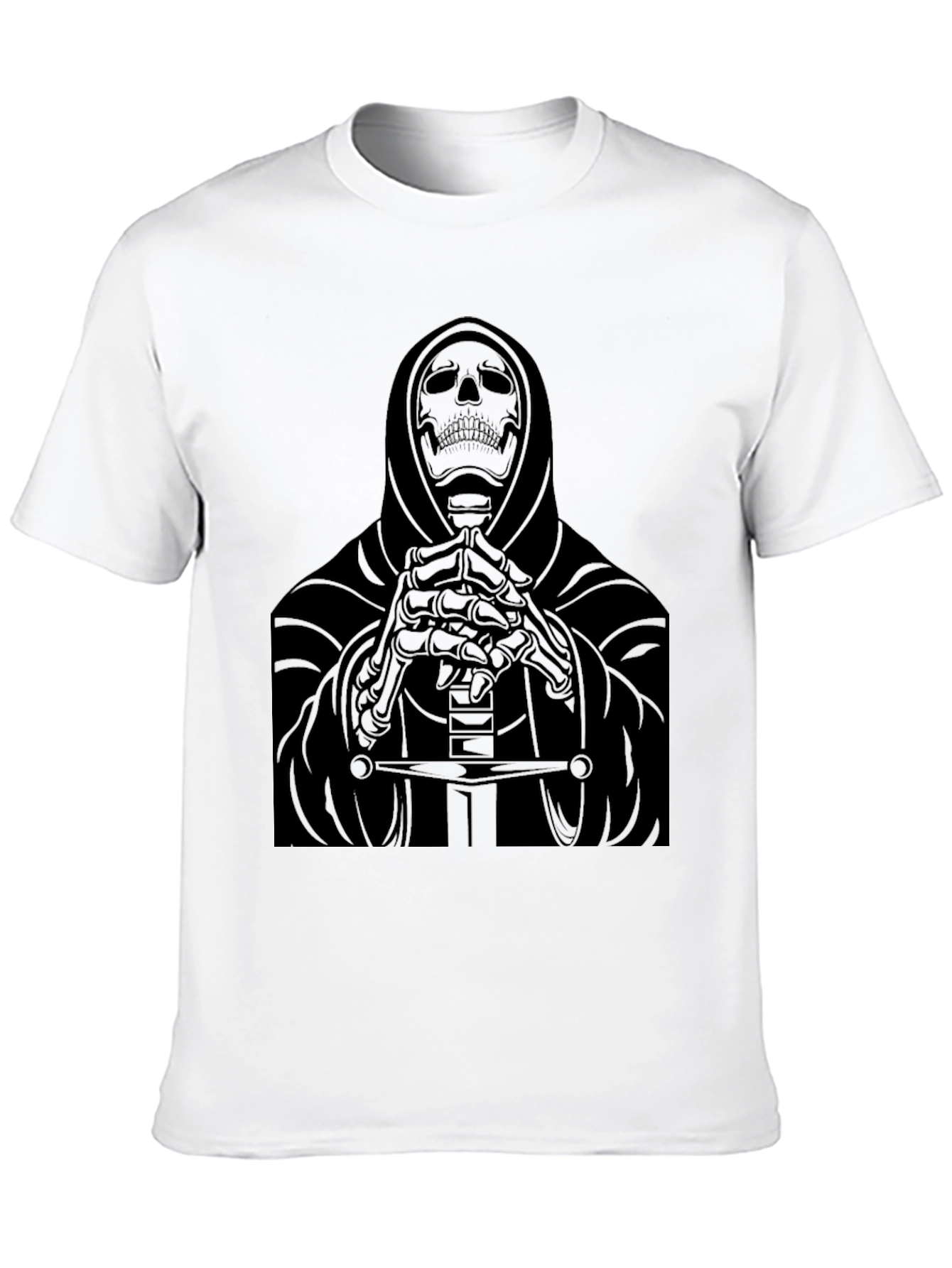 Grim Reaper Graphic Black T-Shirt