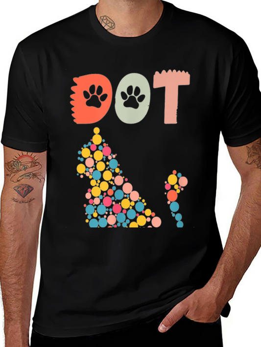 Dot Cat Paw Print Tee