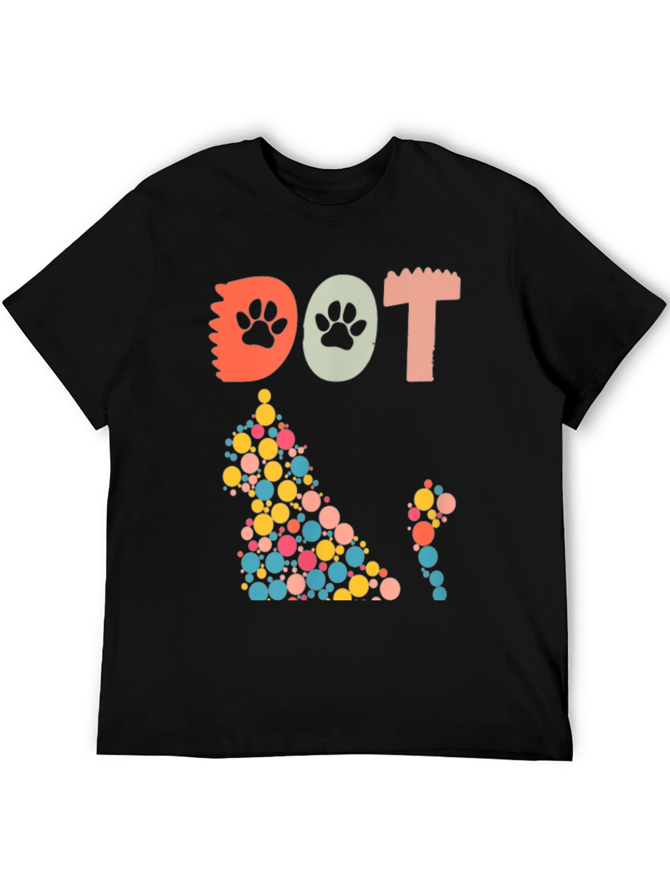 Dot Cat Paw Print Tee