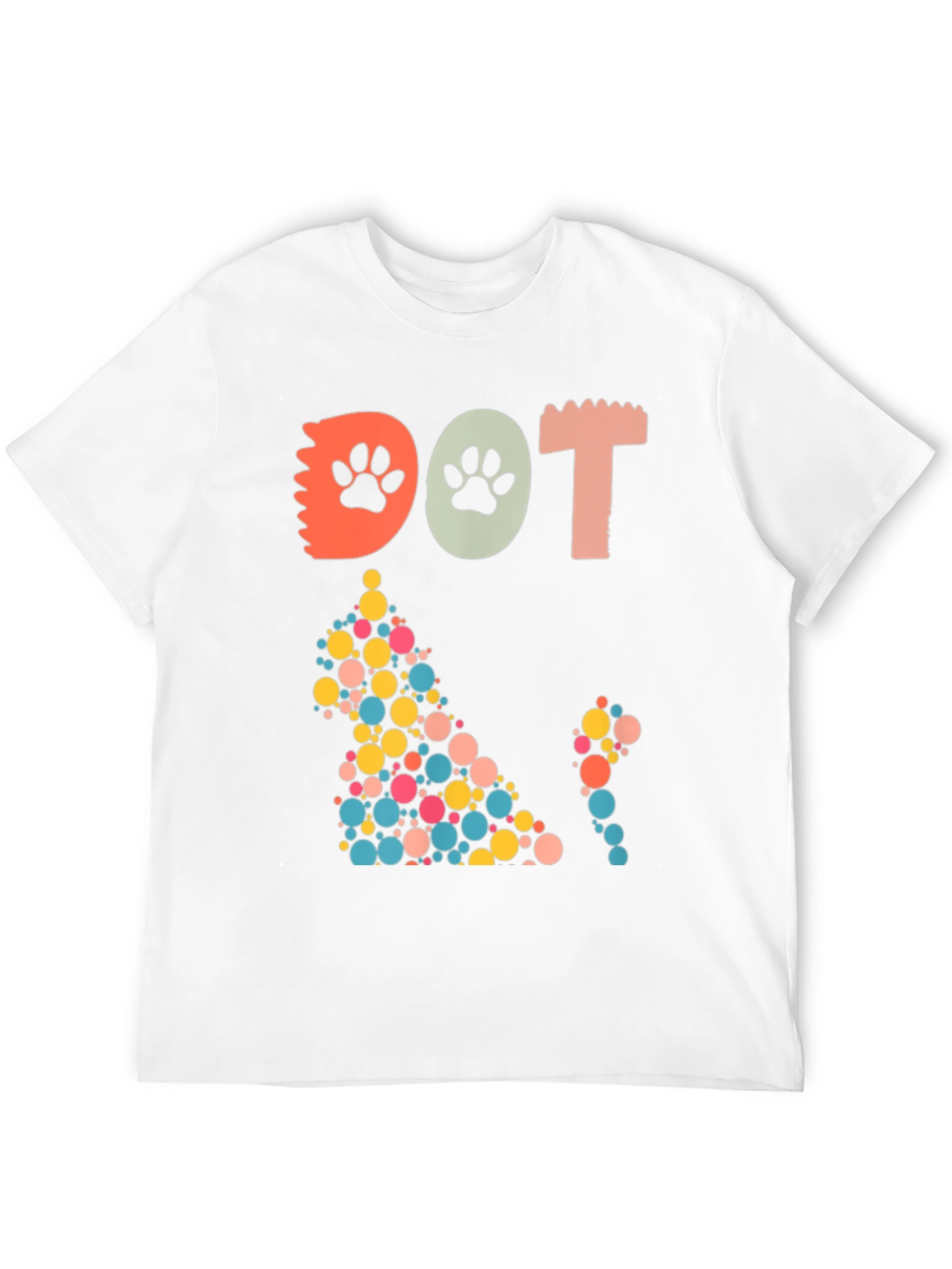 Dot Cat Paw Print Tee