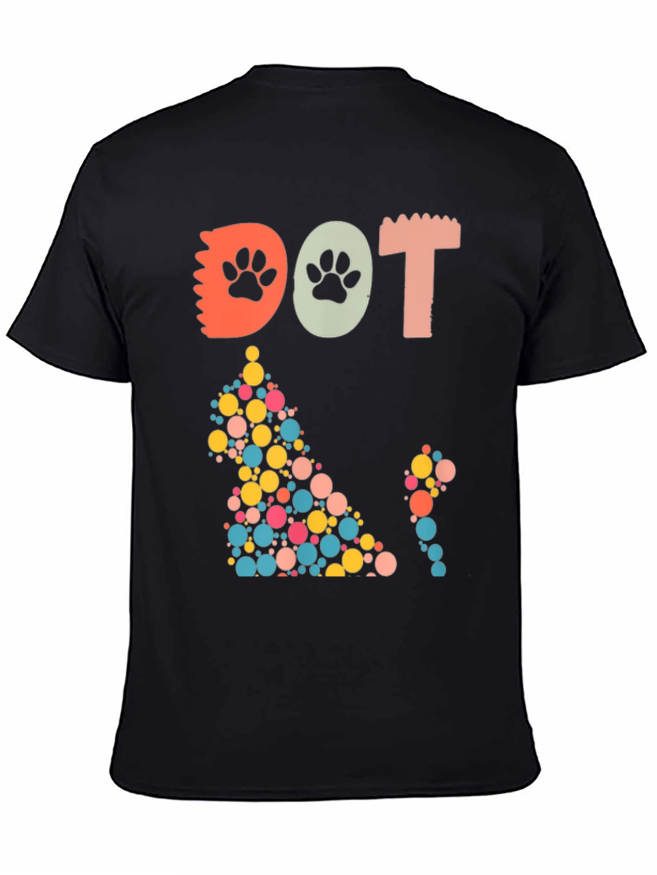 Dot Cat Paw Print Tee