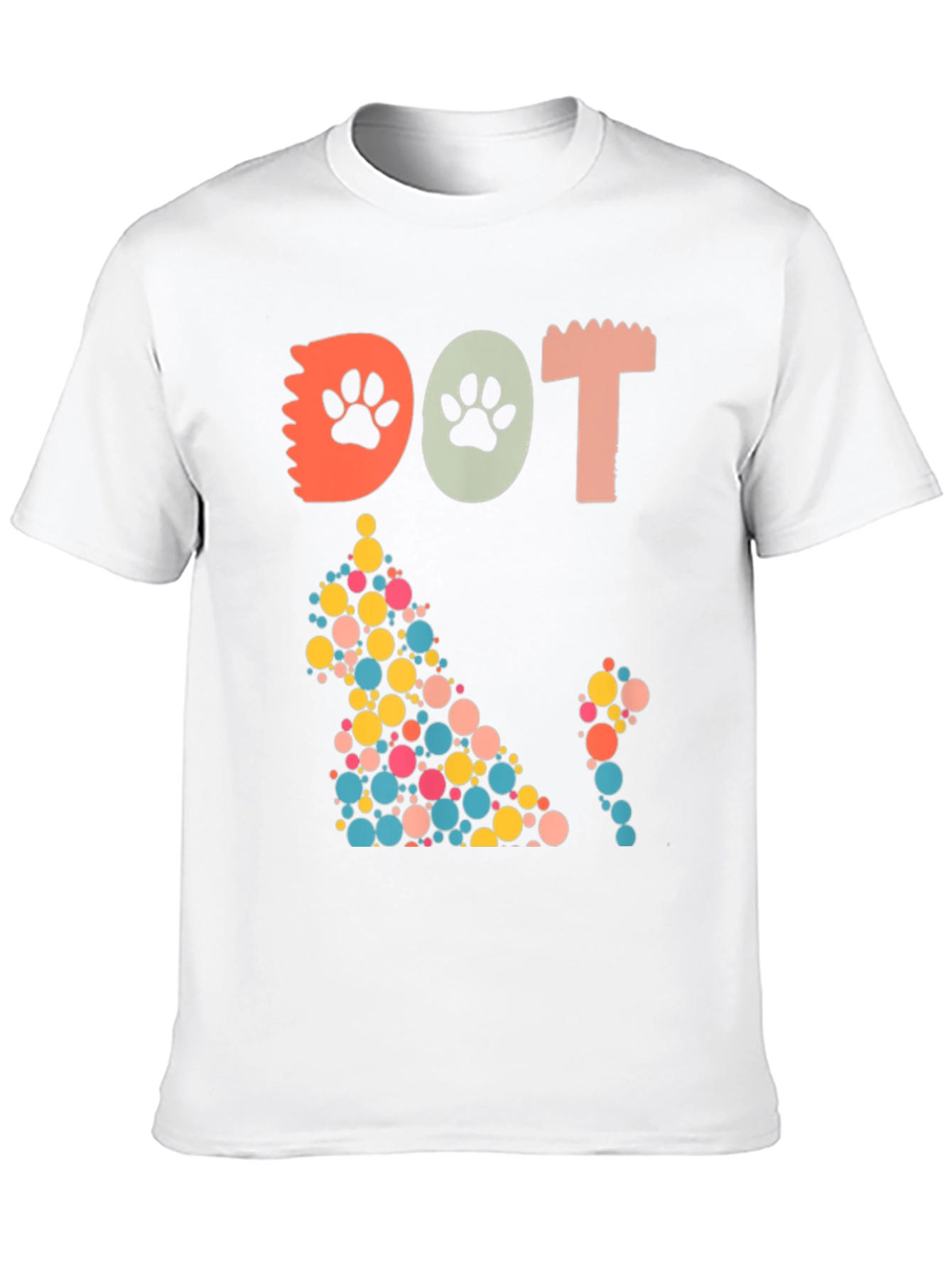 Dot Cat Paw Print Tee