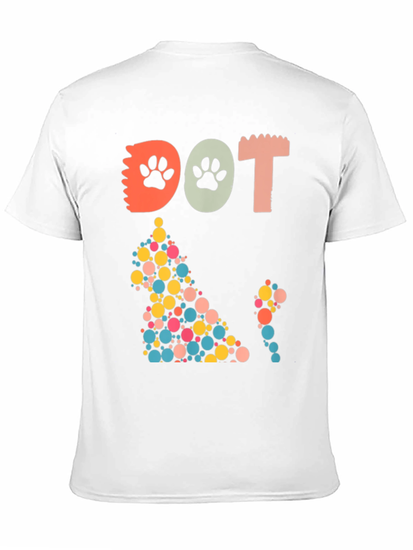 Dot Cat Paw Print Tee