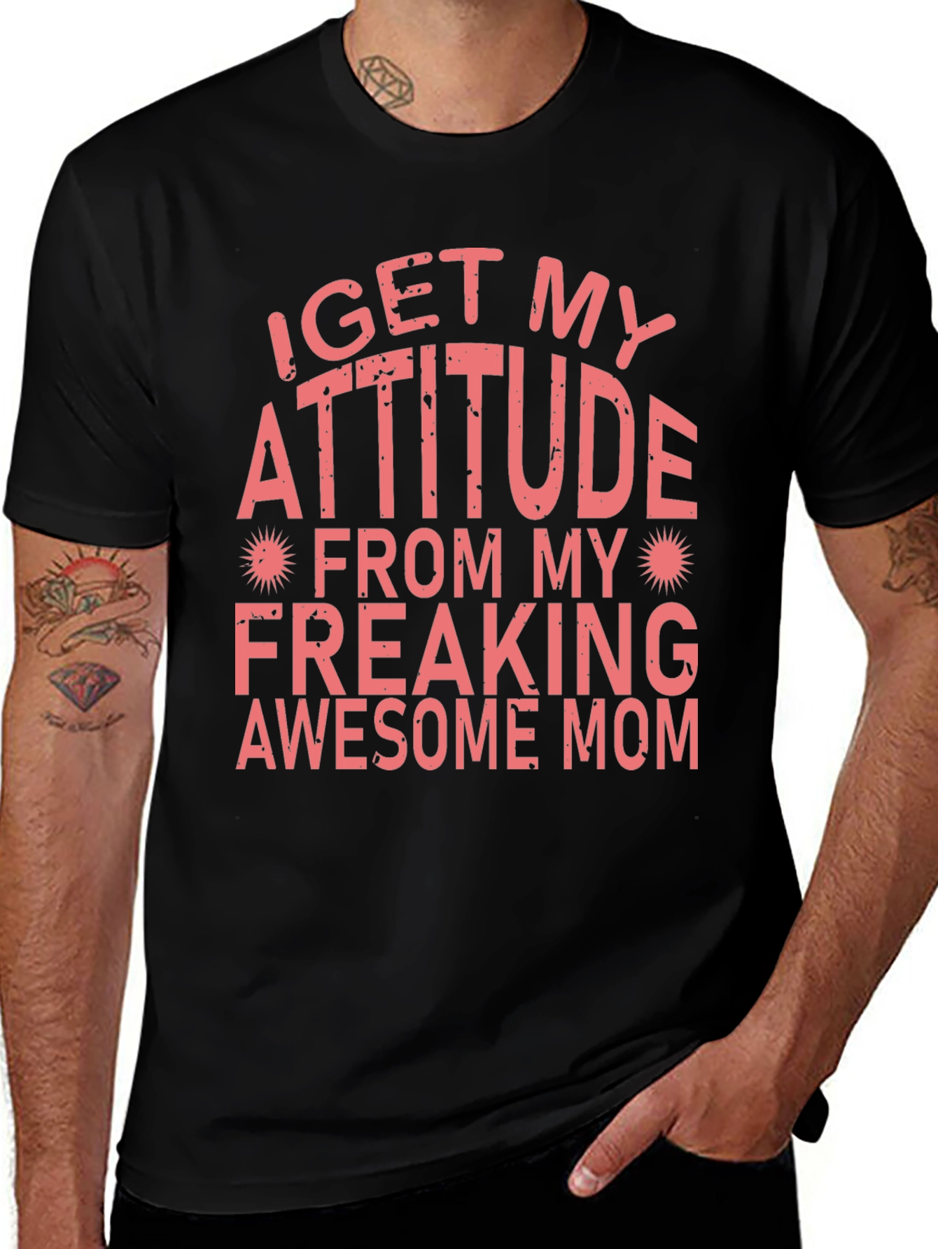 Attitude from Mom Graphic Tee