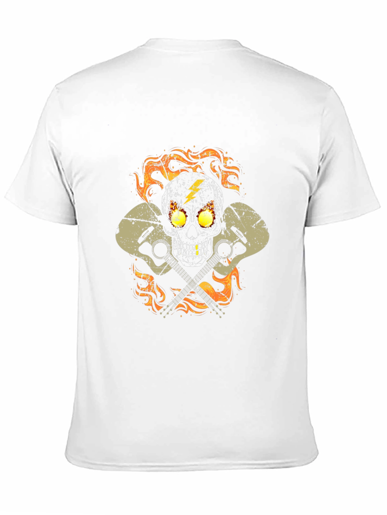 Skull & Guitars Graphic Tee - Rocker Style