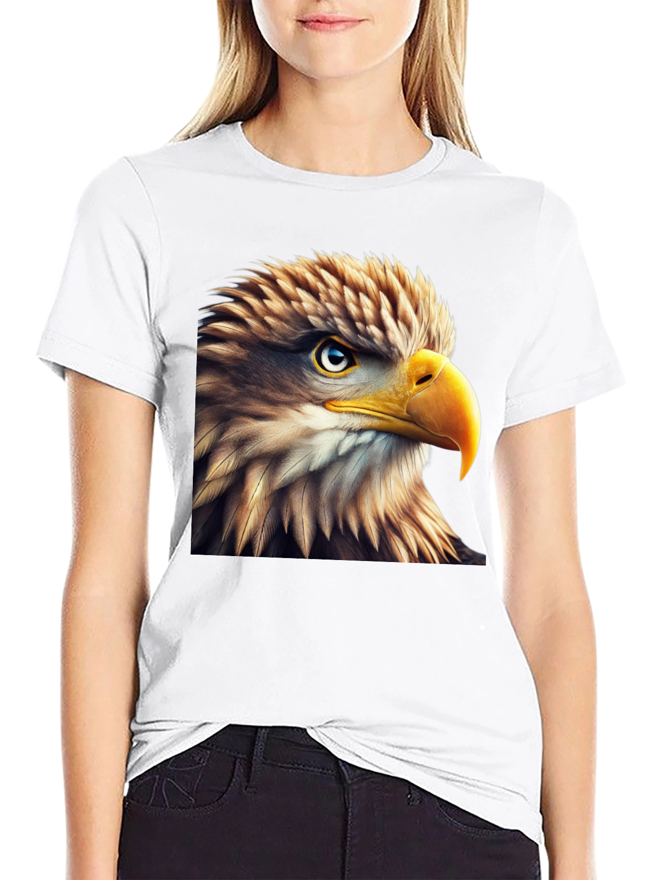 Eagle Graphic T-Shirt - Bold Bird of Prey Design