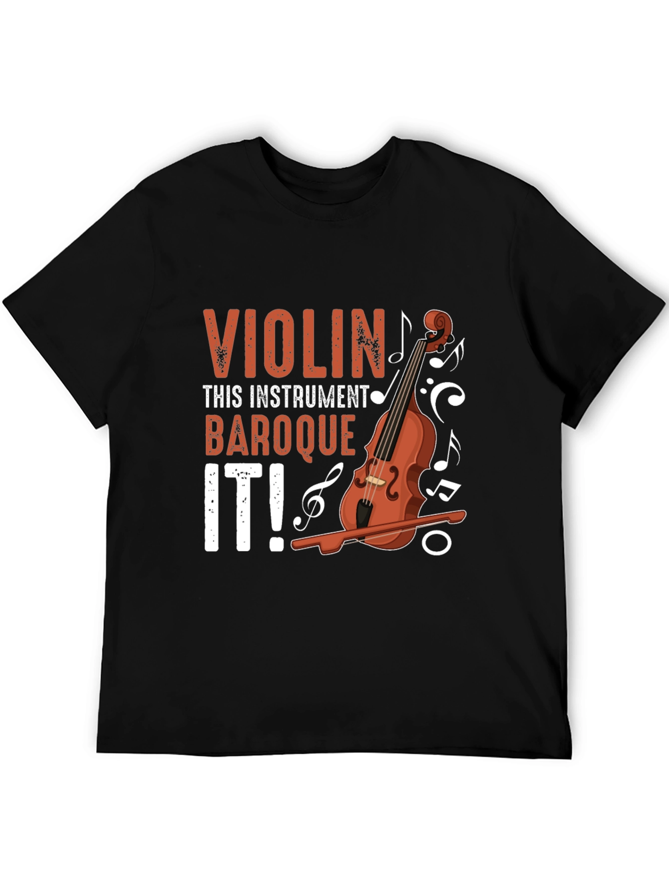 Violin Baroque It! T-Shirt - Music Lovers Tee