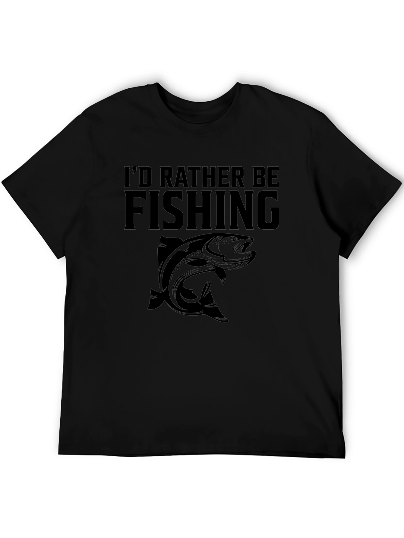Id Rather Be Fishing T-Shirt - Angler Gift