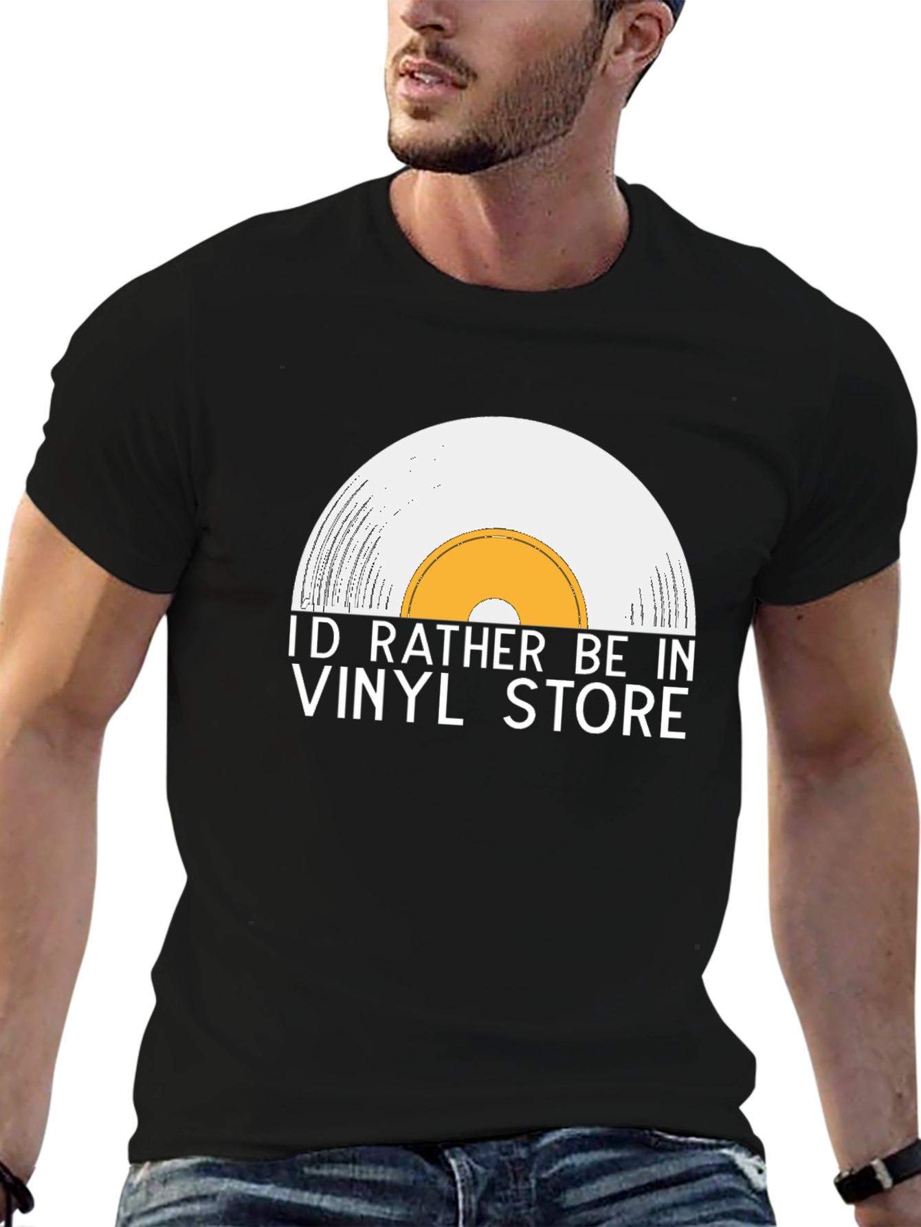 Vinyl Store Lover T-Shirt - Music Fan Tee