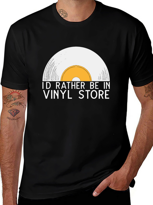Vinyl Store Lover T-Shirt - Music Fan Tee