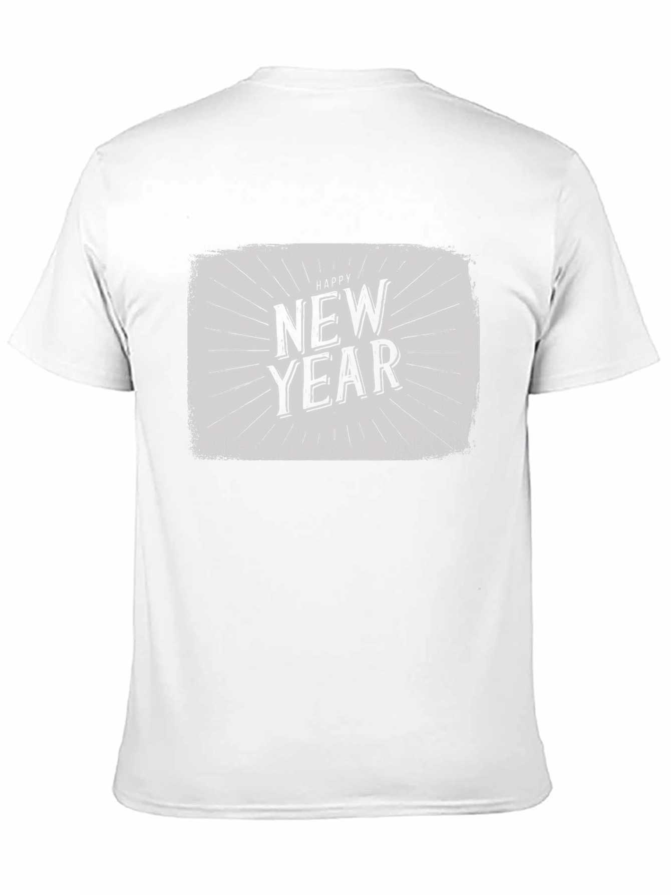 Happy New Year Graphic Tee - Black