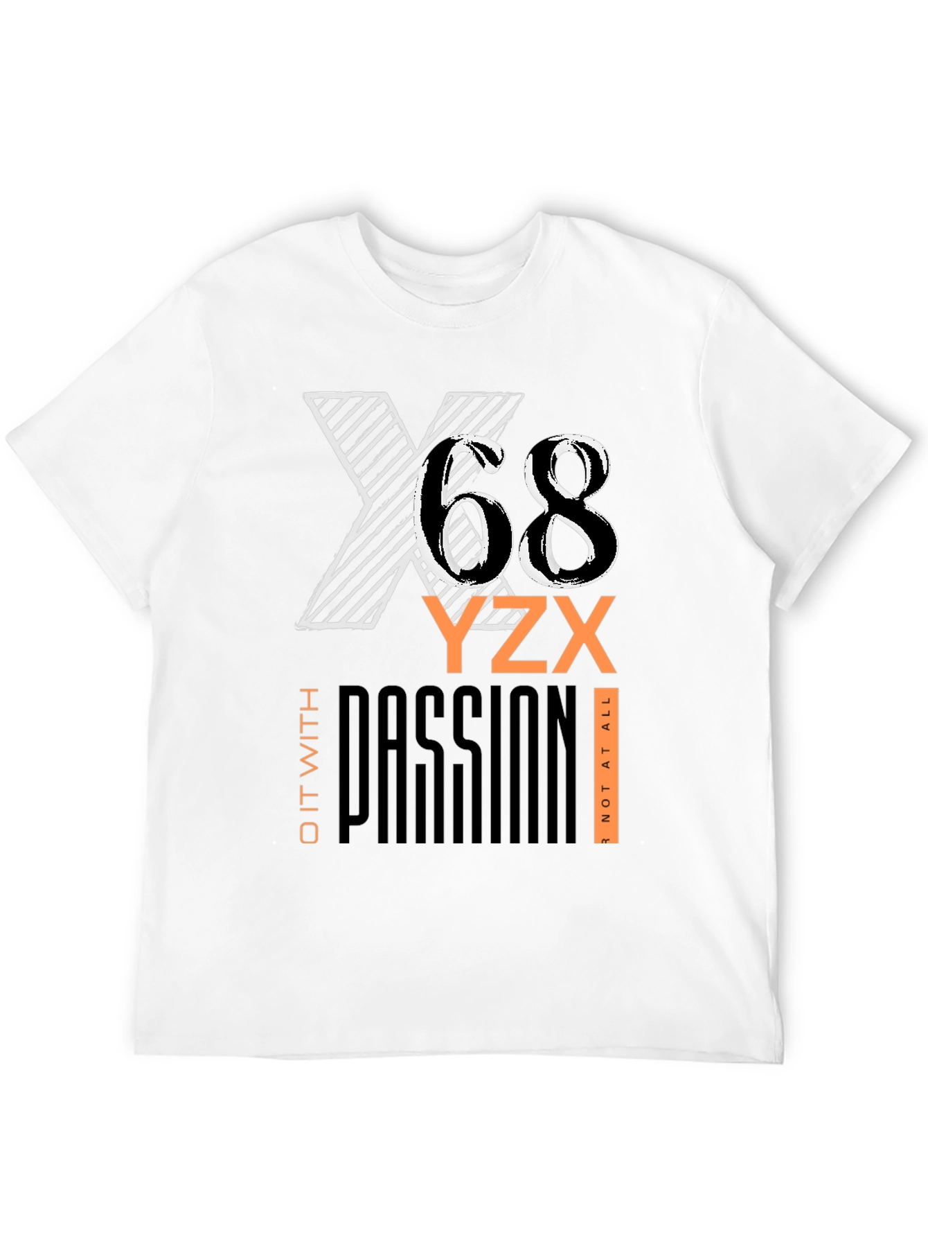 Bold Graphic Print Black T-Shirt
