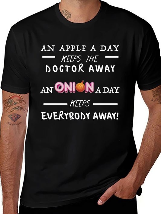 Funny Onion T-Shirt - Keeps Everybody Away!