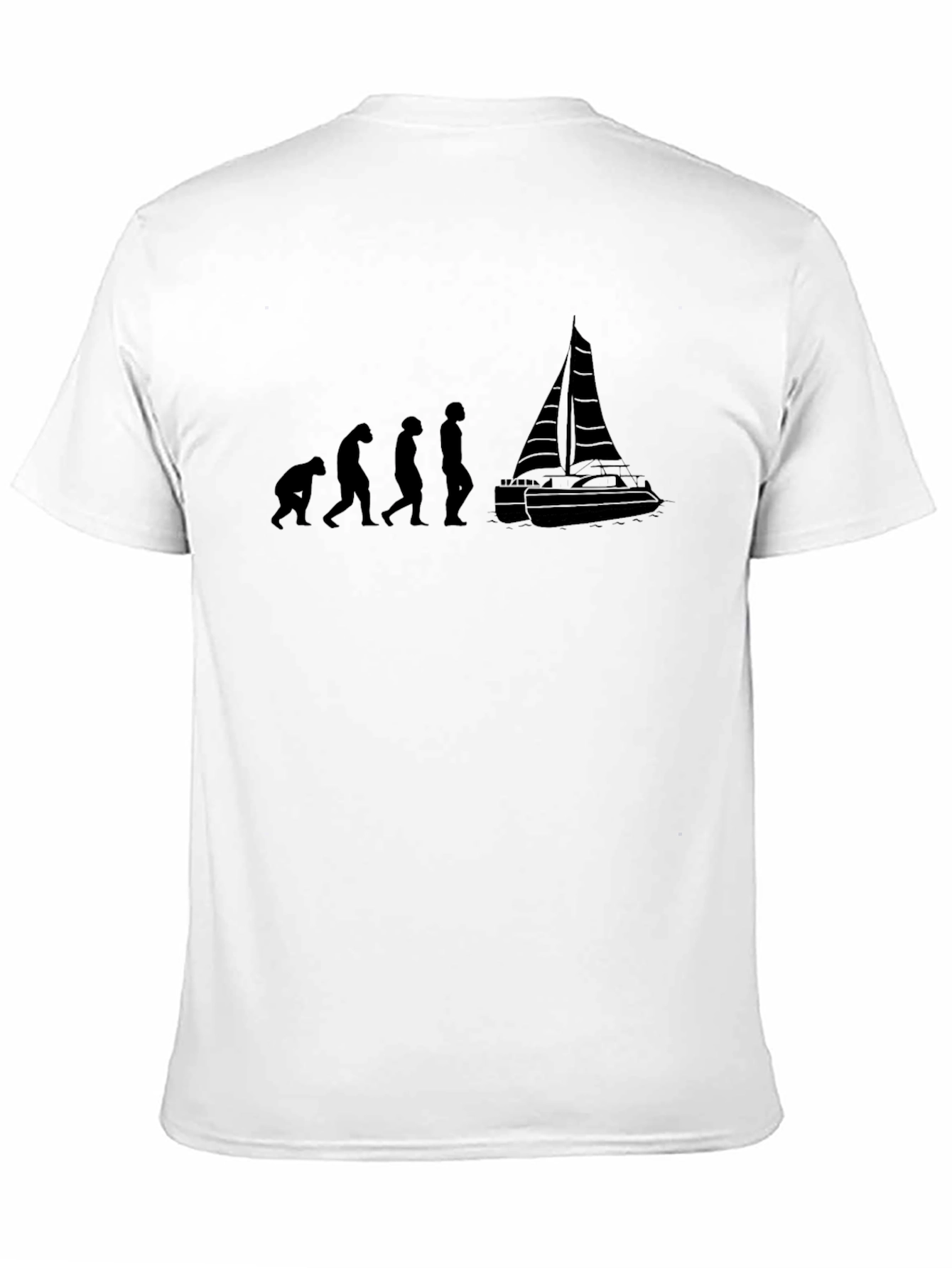 Evolution to Sailing Black T-Shirt