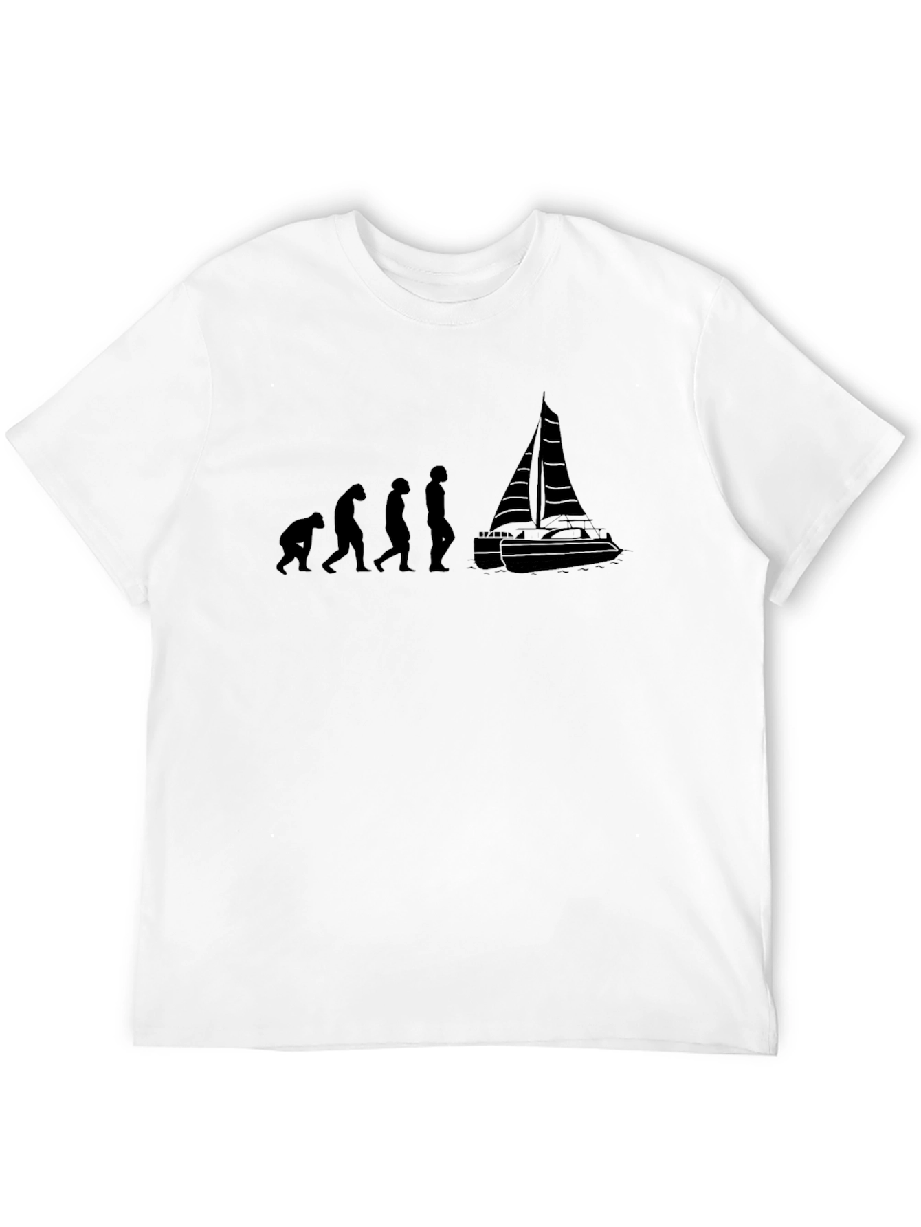 Evolution to Sailing Black T-Shirt