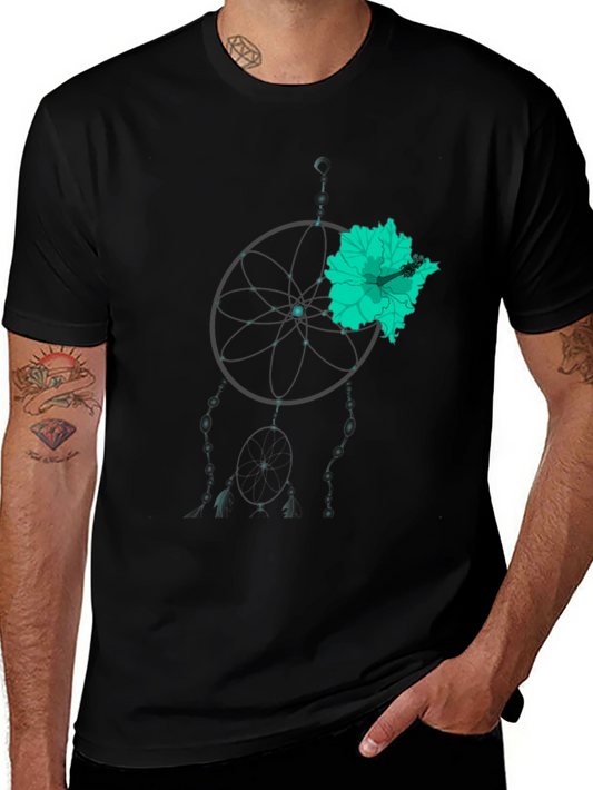 Dream Catcher Flower Graphic Tee