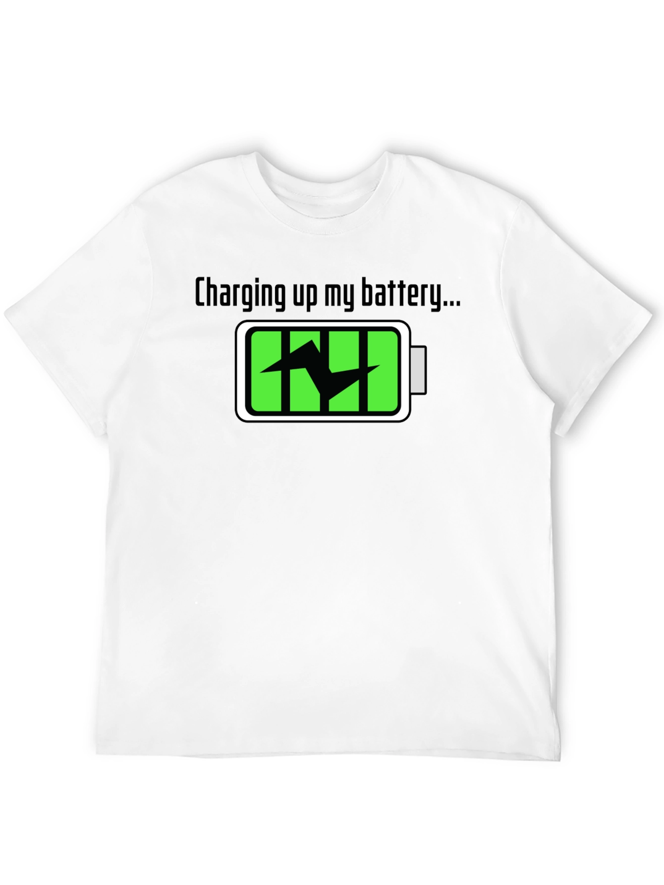 Charging Up My Battery Graphic T-Shirt