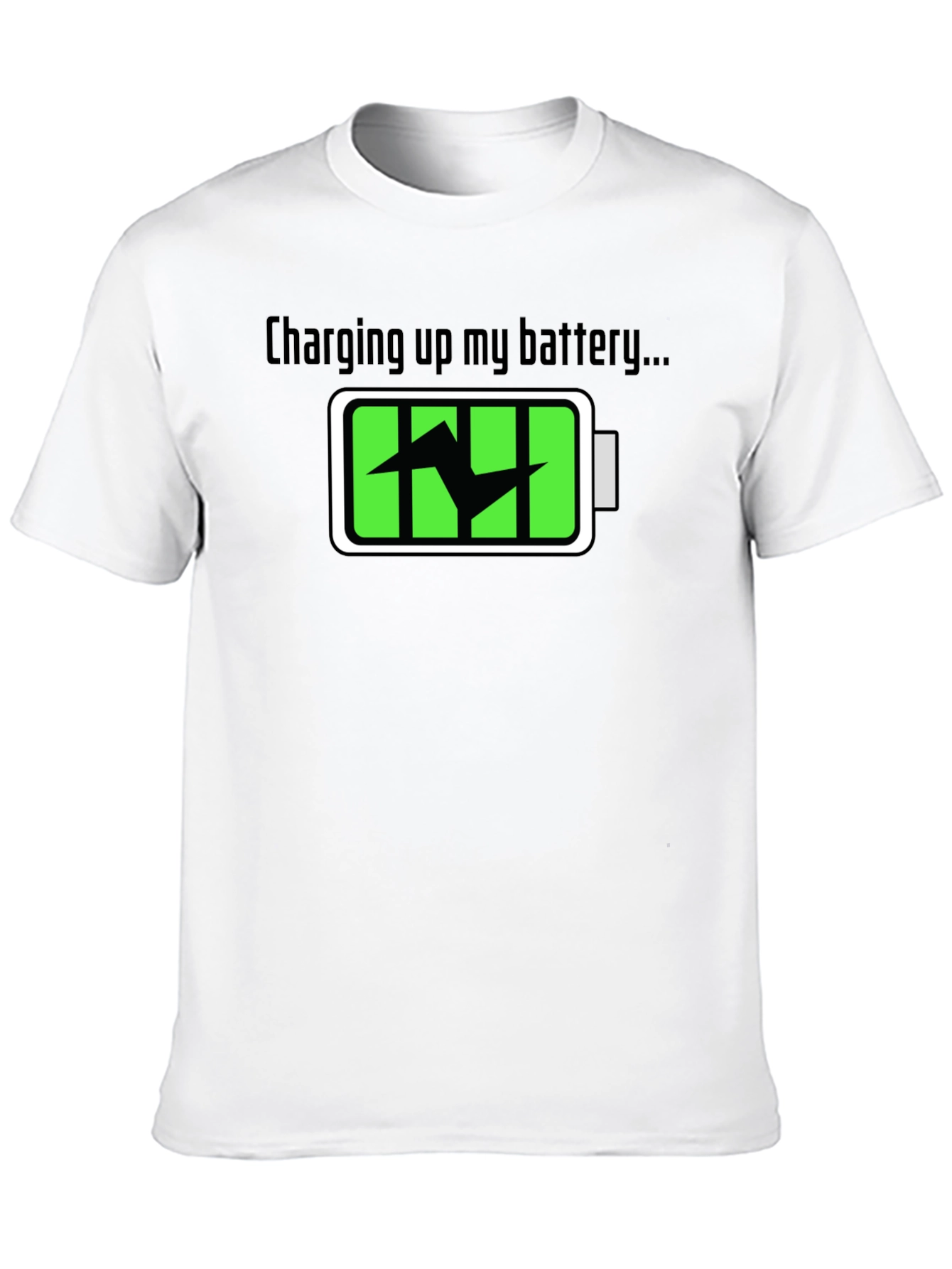 Charging Up My Battery Graphic T-Shirt