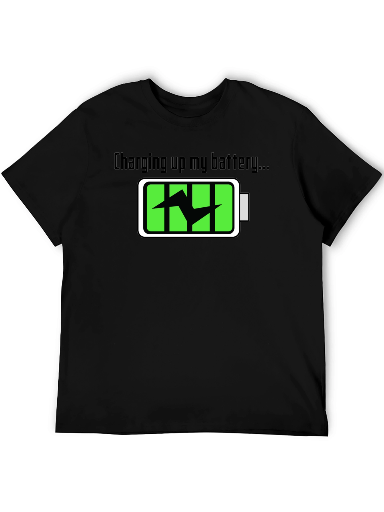 Charging Up My Battery Graphic T-Shirt