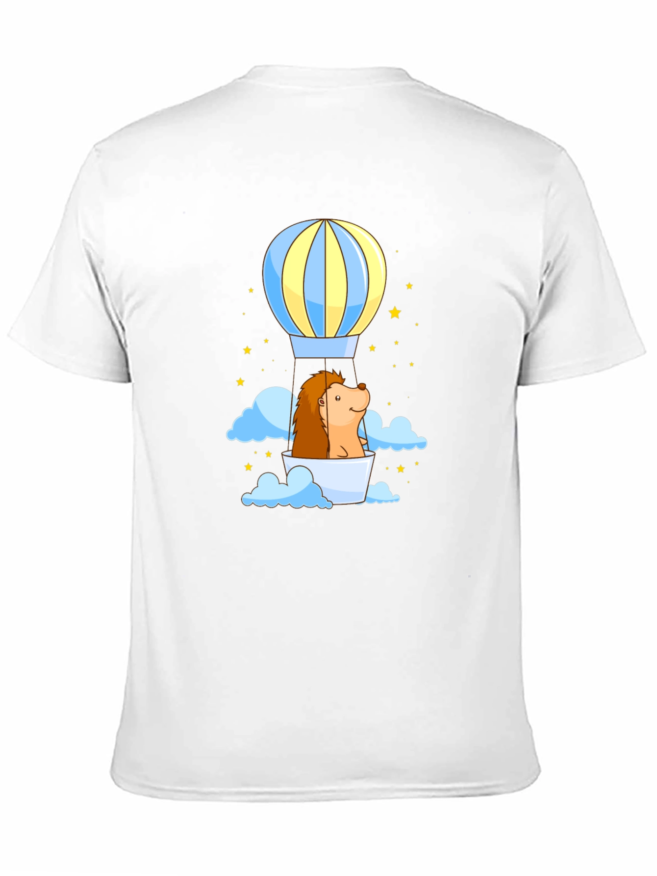Hedgehog Hot Air Balloon Graphic Tee