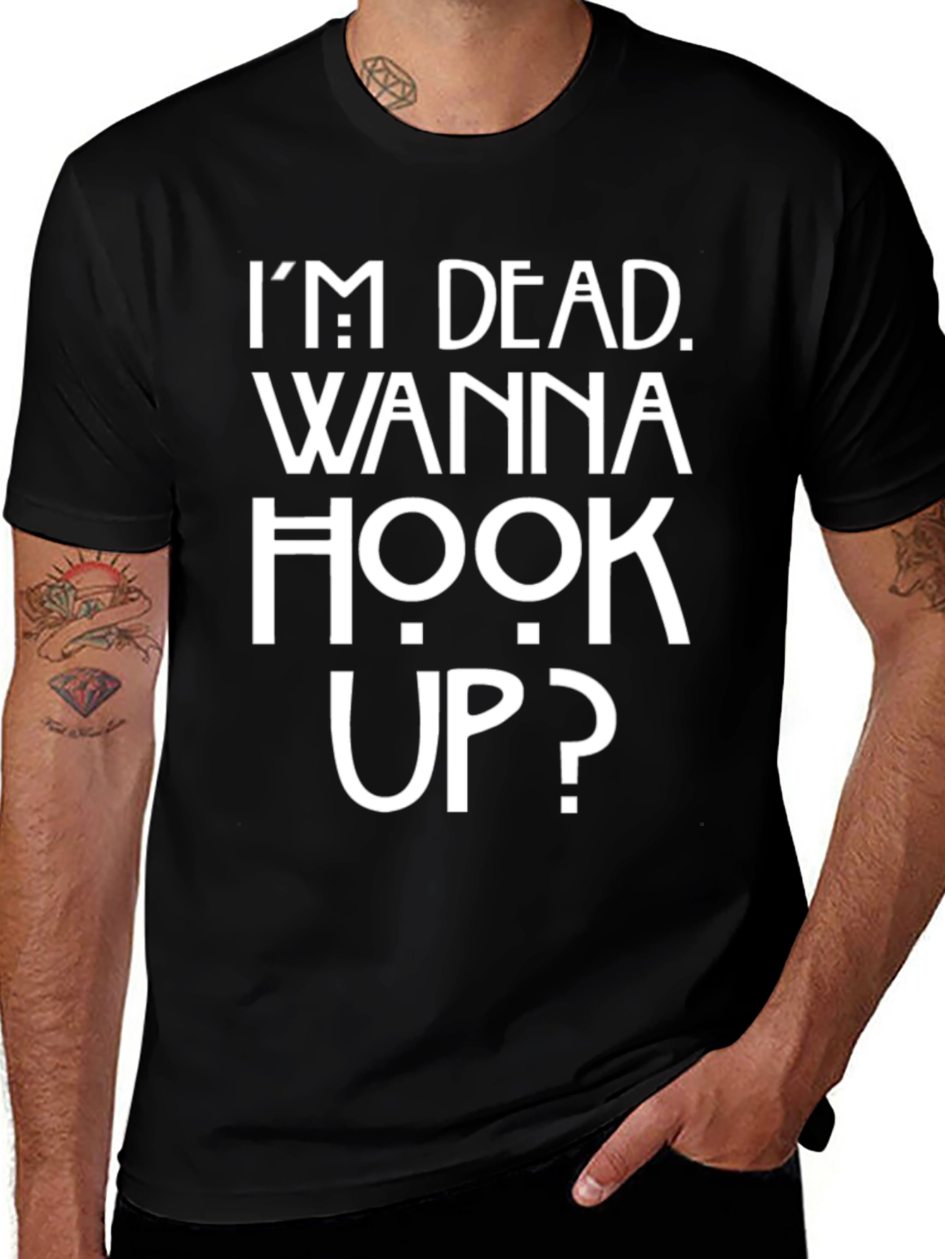 Im Dead Wanna Hook Up Funny T-Shirt