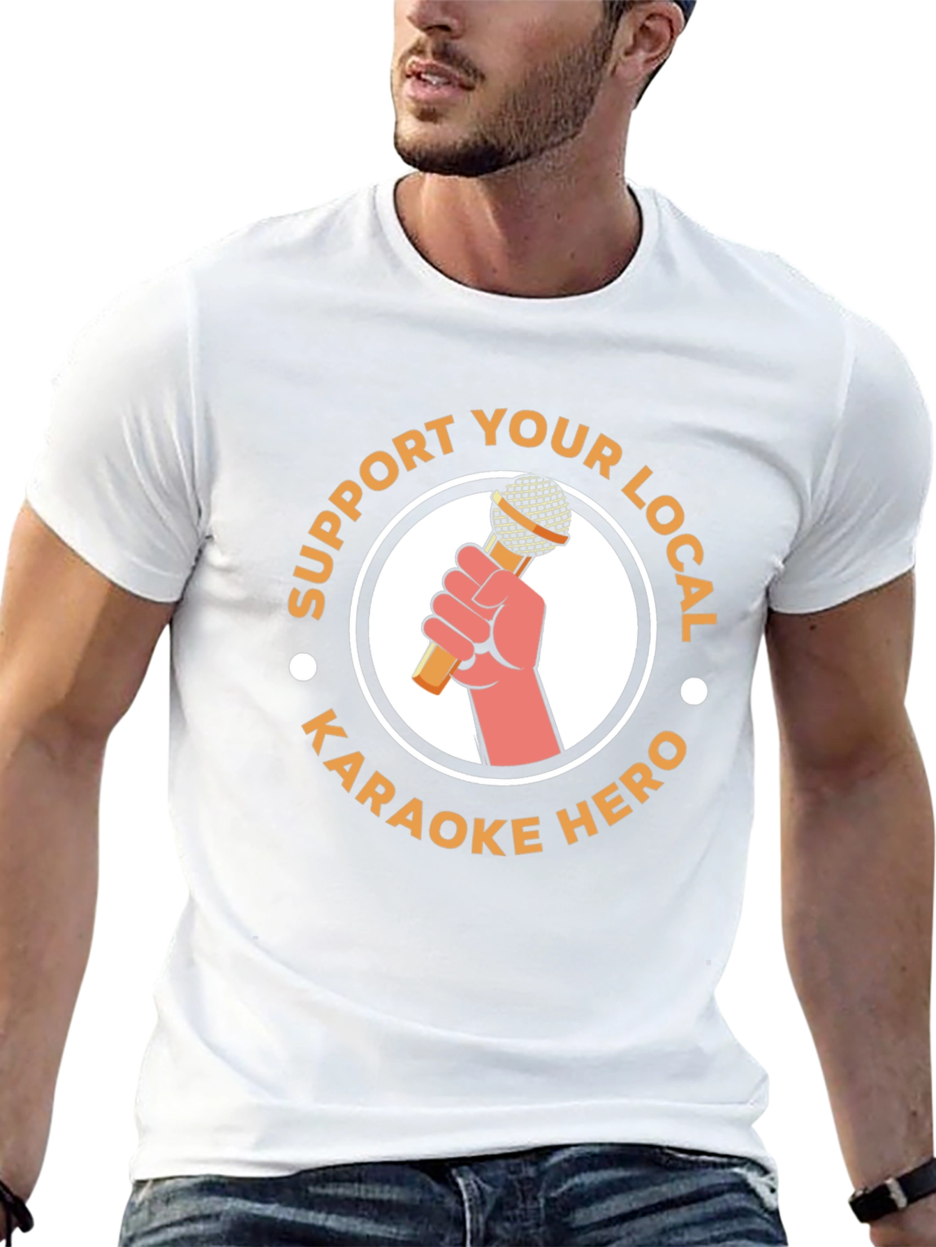 Support Your Local Karaoke Hero T-Shirt