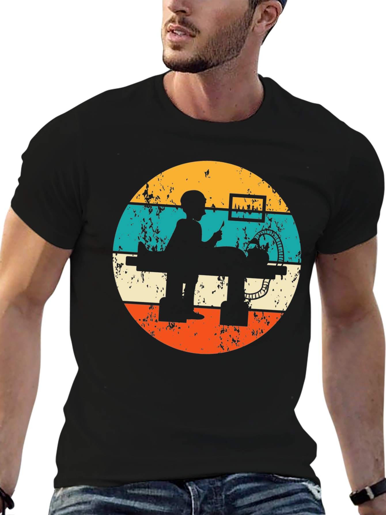 Retro Wood Lathe T-Shirt