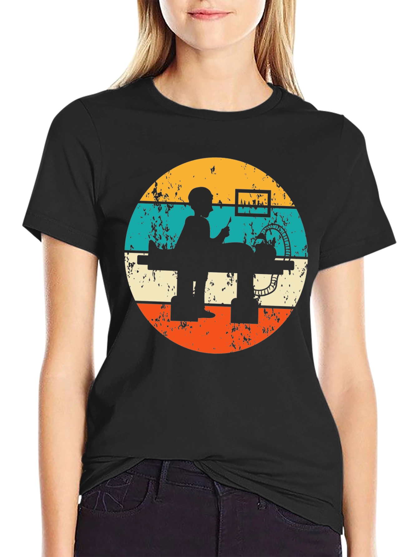 Retro Wood Lathe T-Shirt