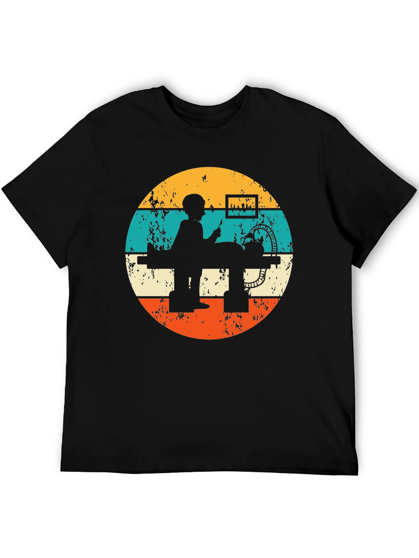 Retro Wood Lathe T-Shirt