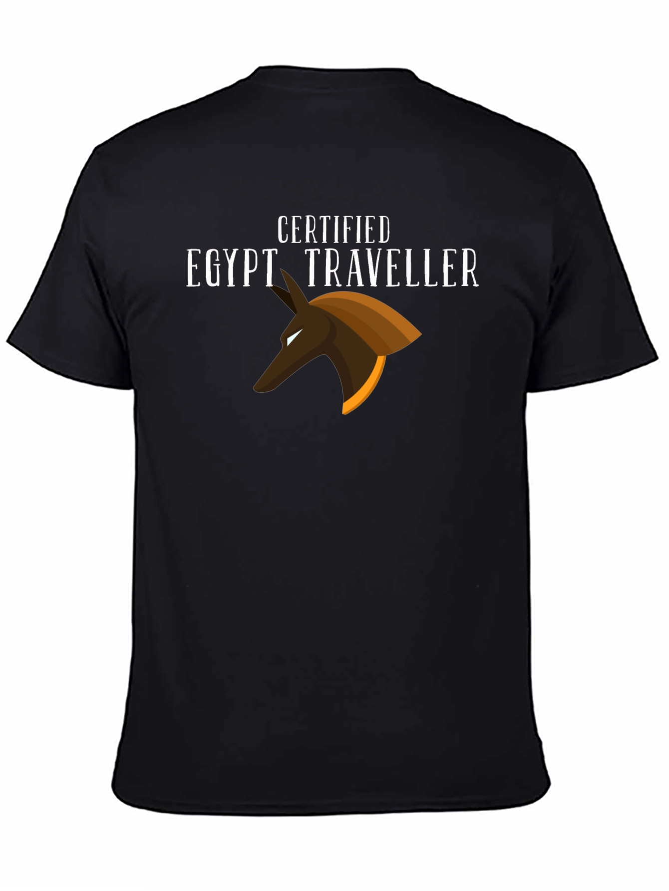 Certified Egypt Traveller Black T-Shirt