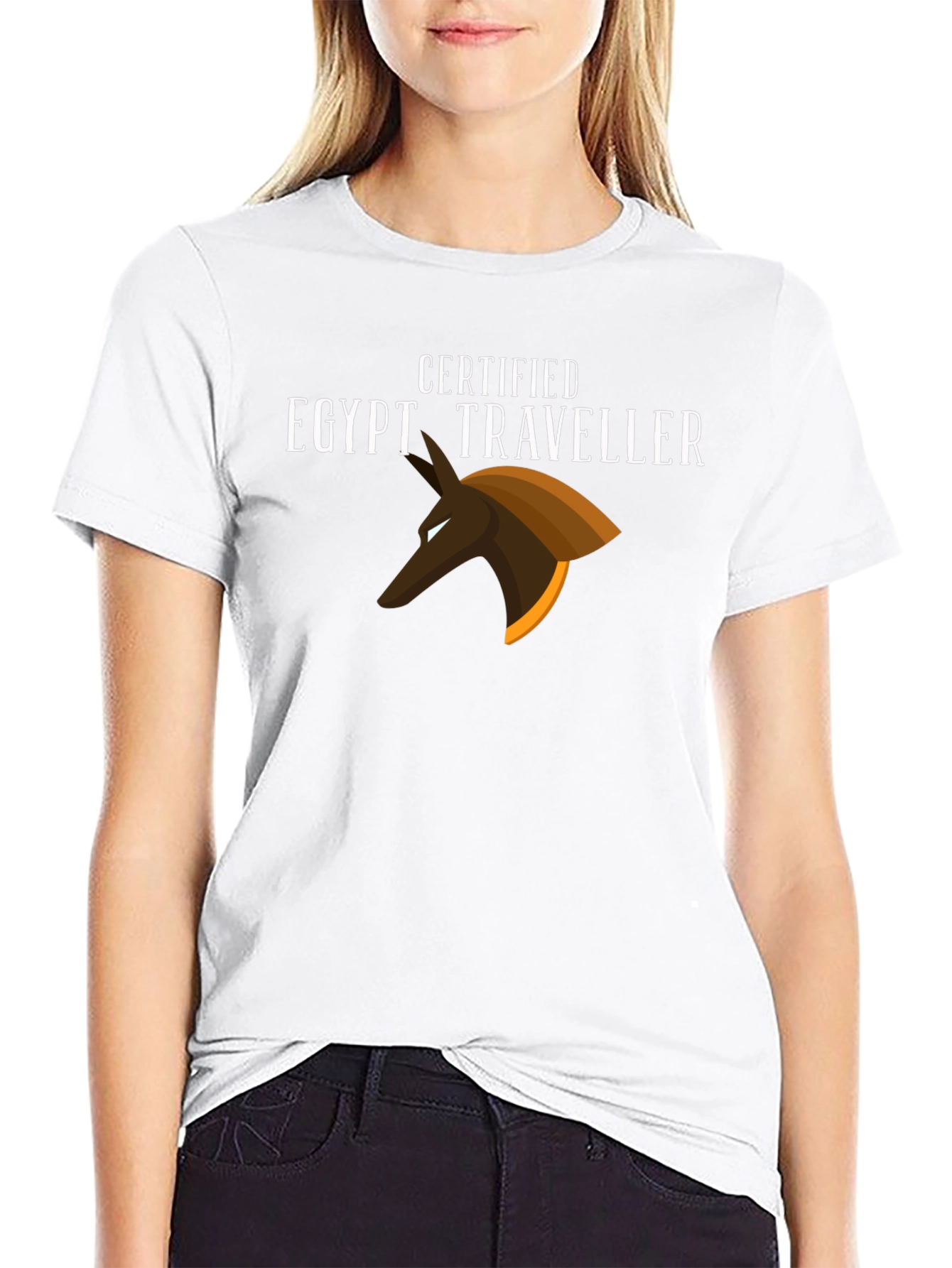 Certified Egypt Traveller Black T-Shirt