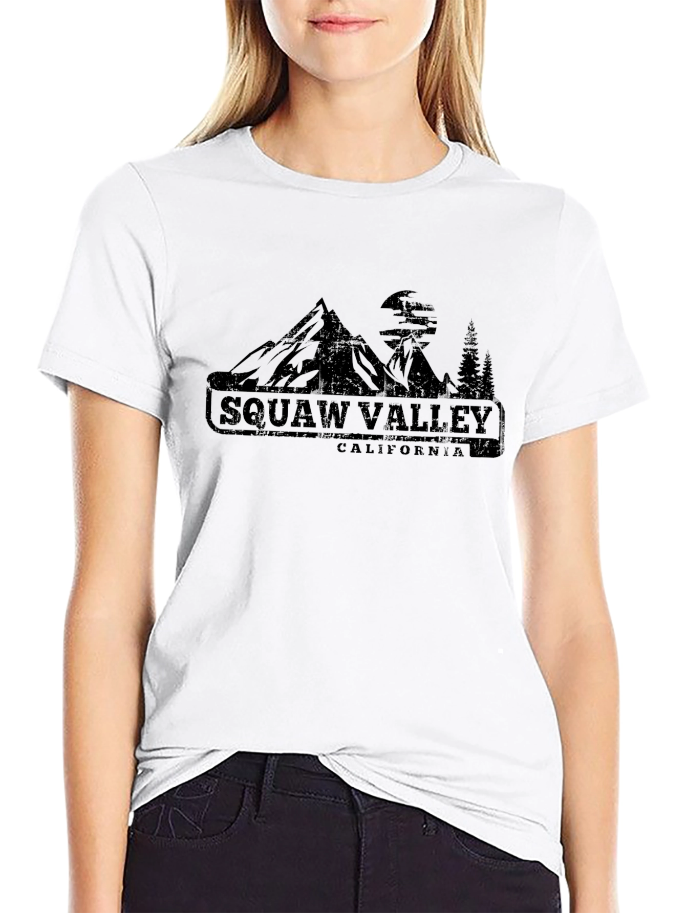 Squaw Valley California Tee - Mountain Graphic T-Shirt